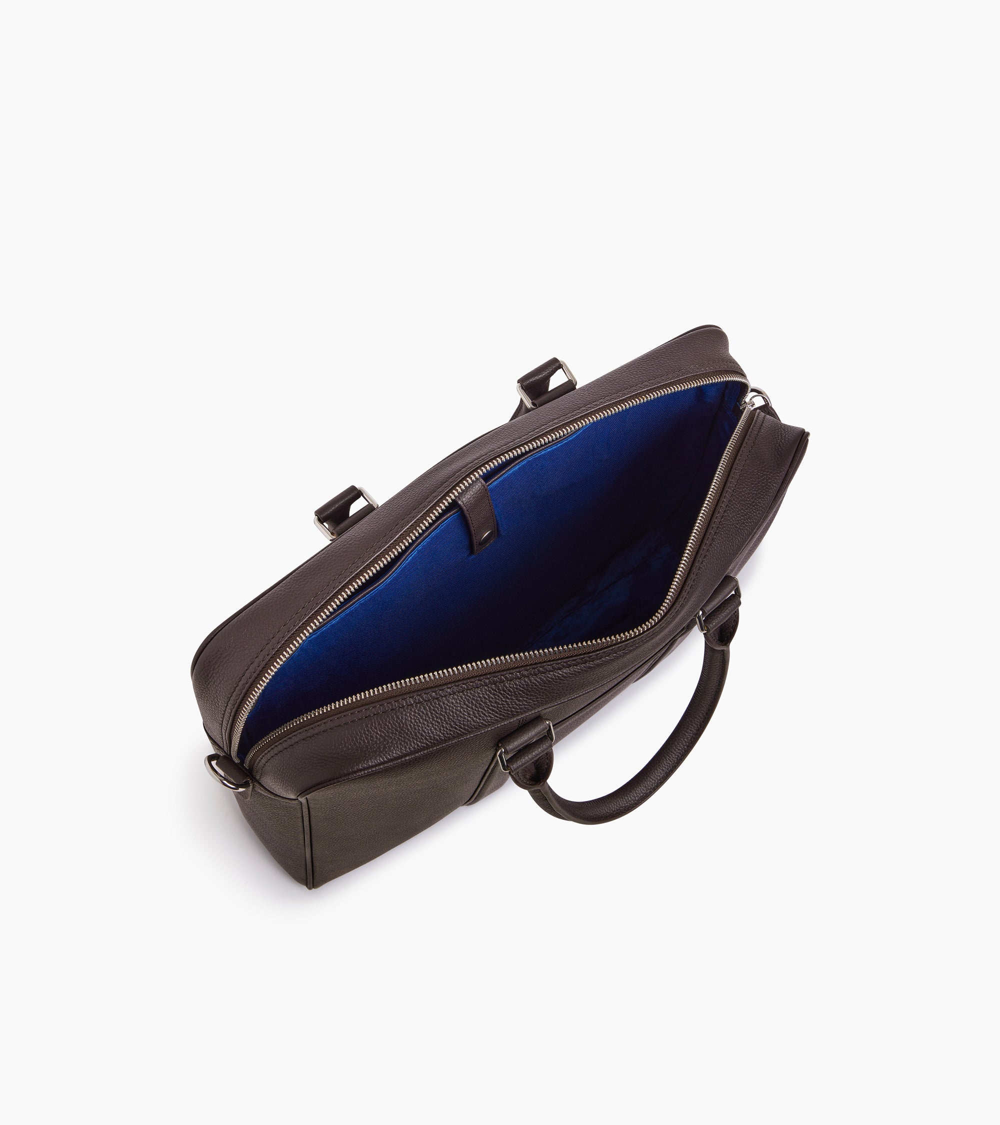 Porte documents 15" Charles en cuir grainé moyen modèle