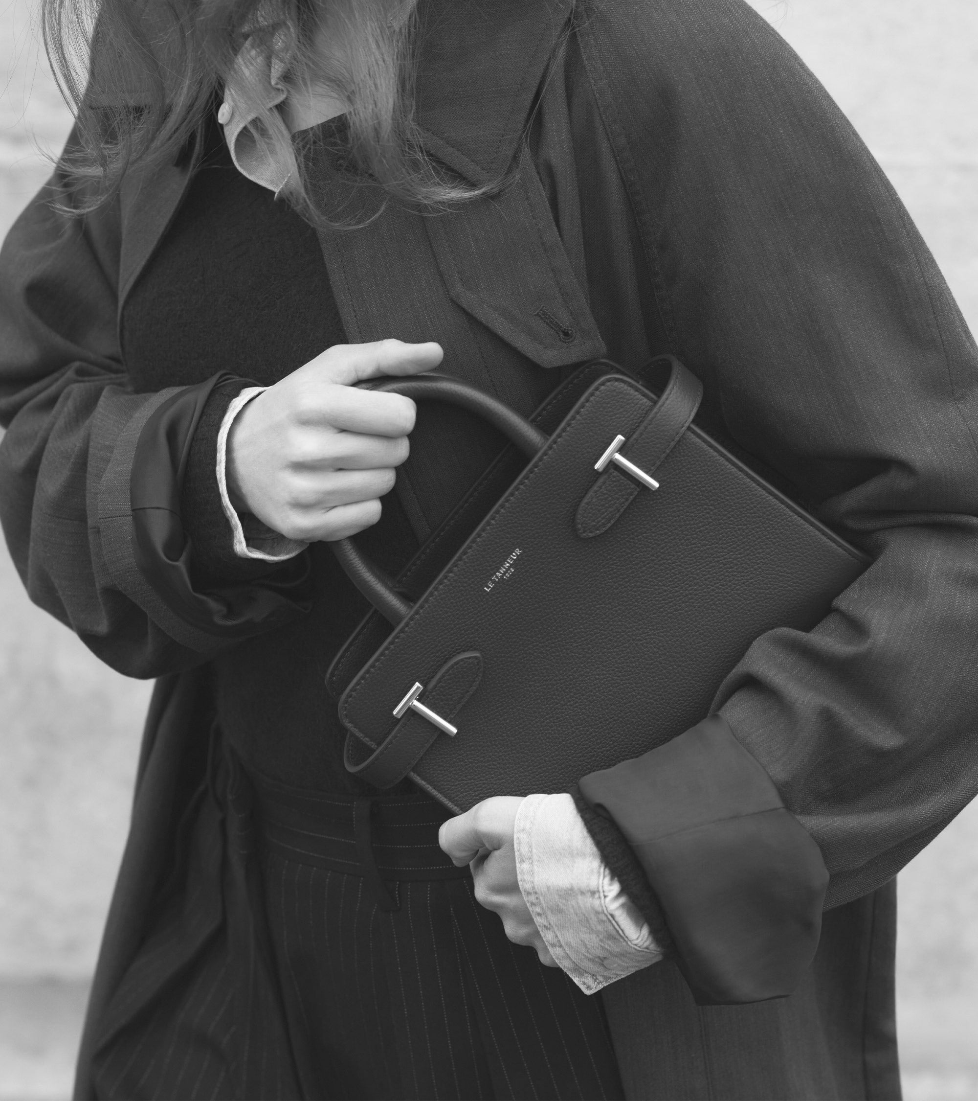 Petit sac à main Emilie en cuir grainé