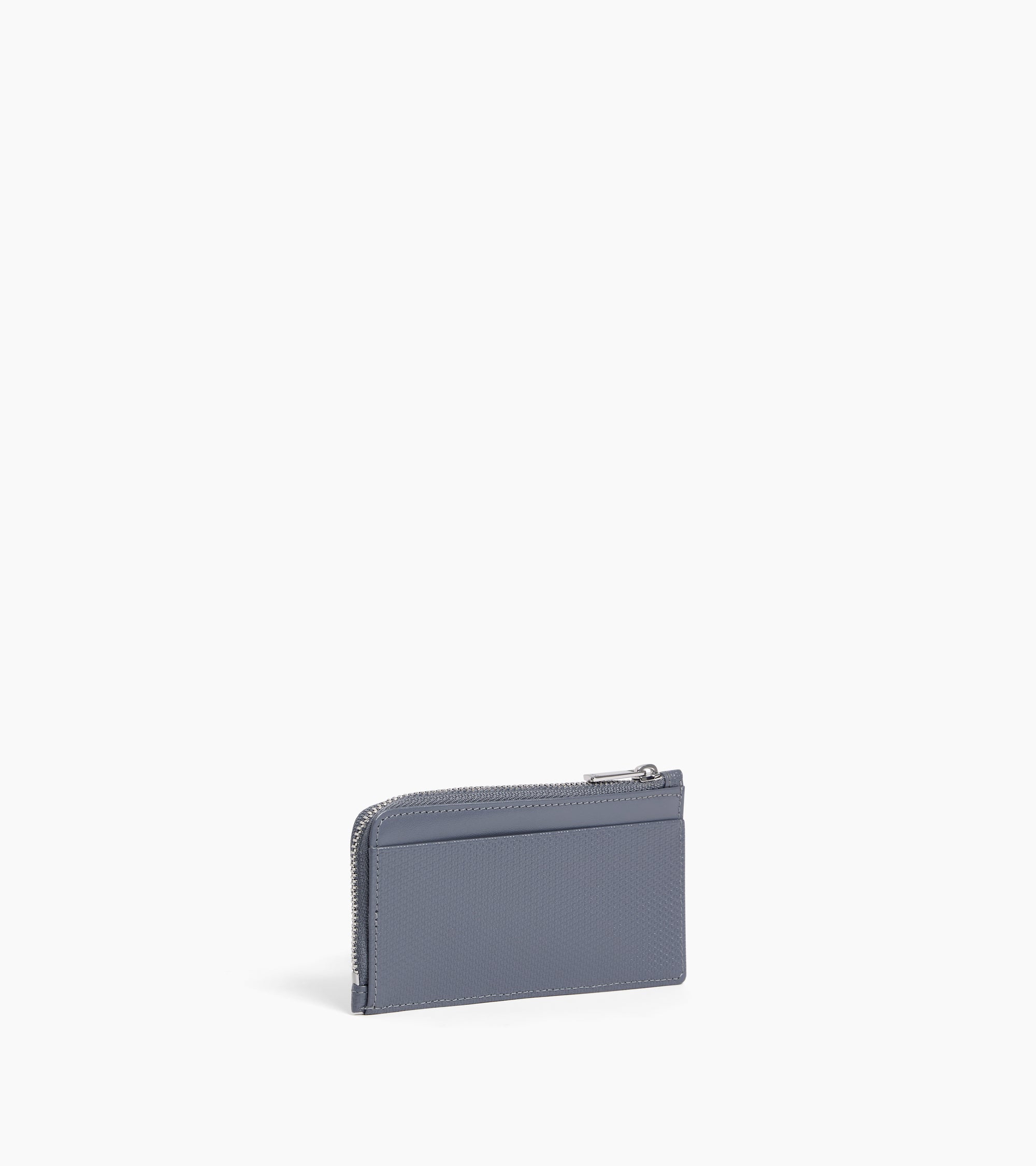 Porte cartes large zippé Lucien en cuir signature T