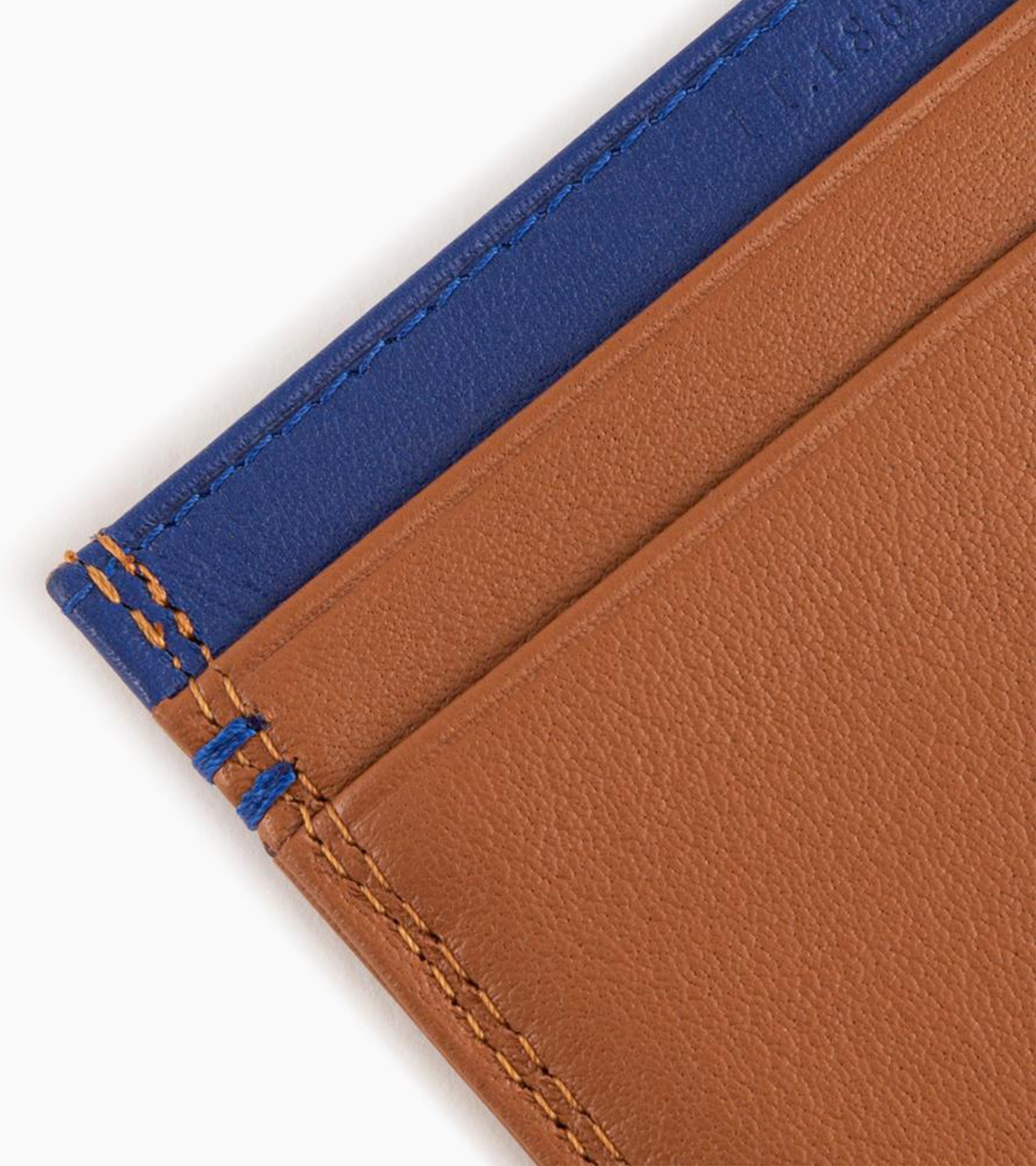 Martin card holder in smooth leather