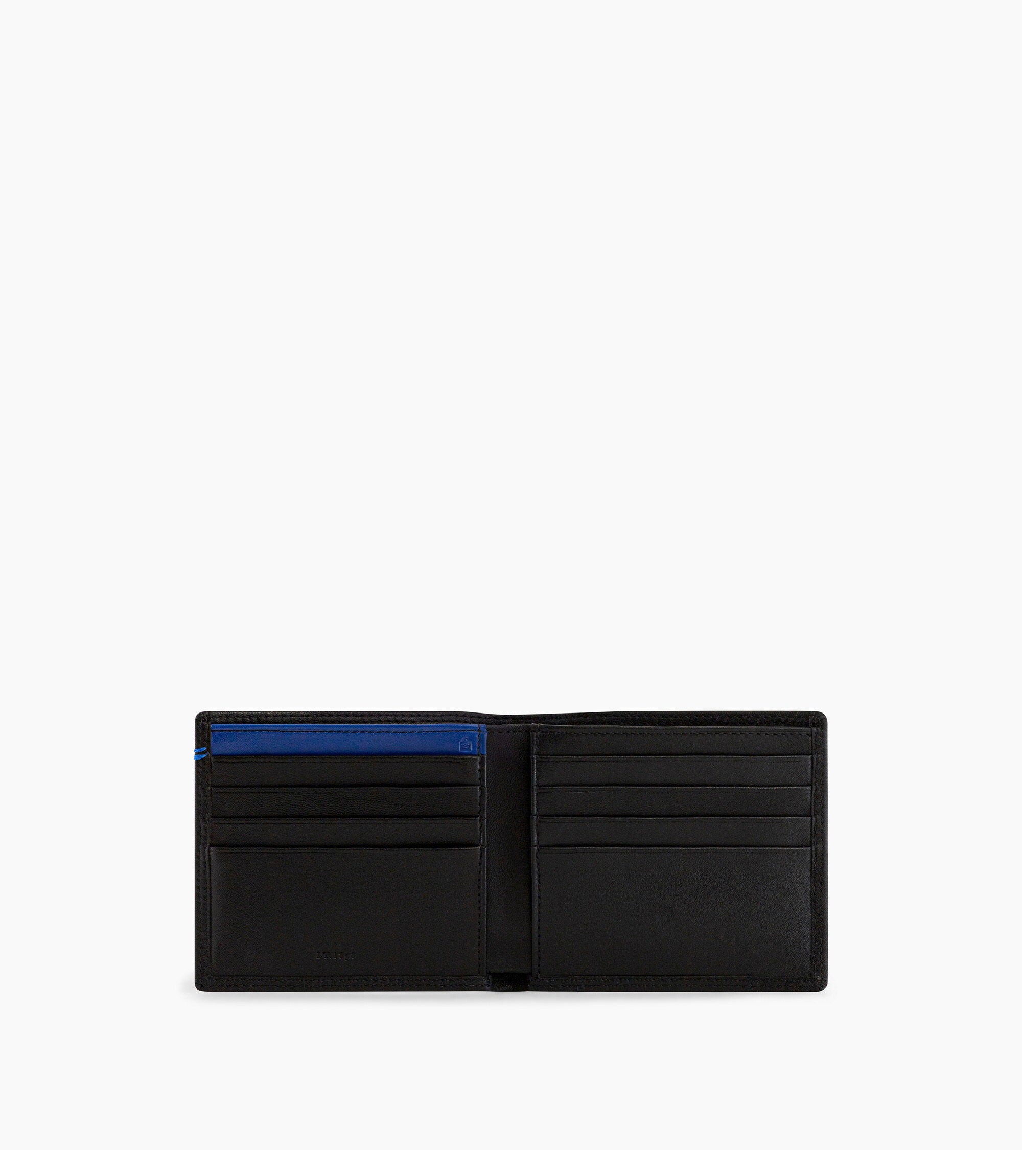 Martin medium horizontal card holder with bill pocket in smooth leather