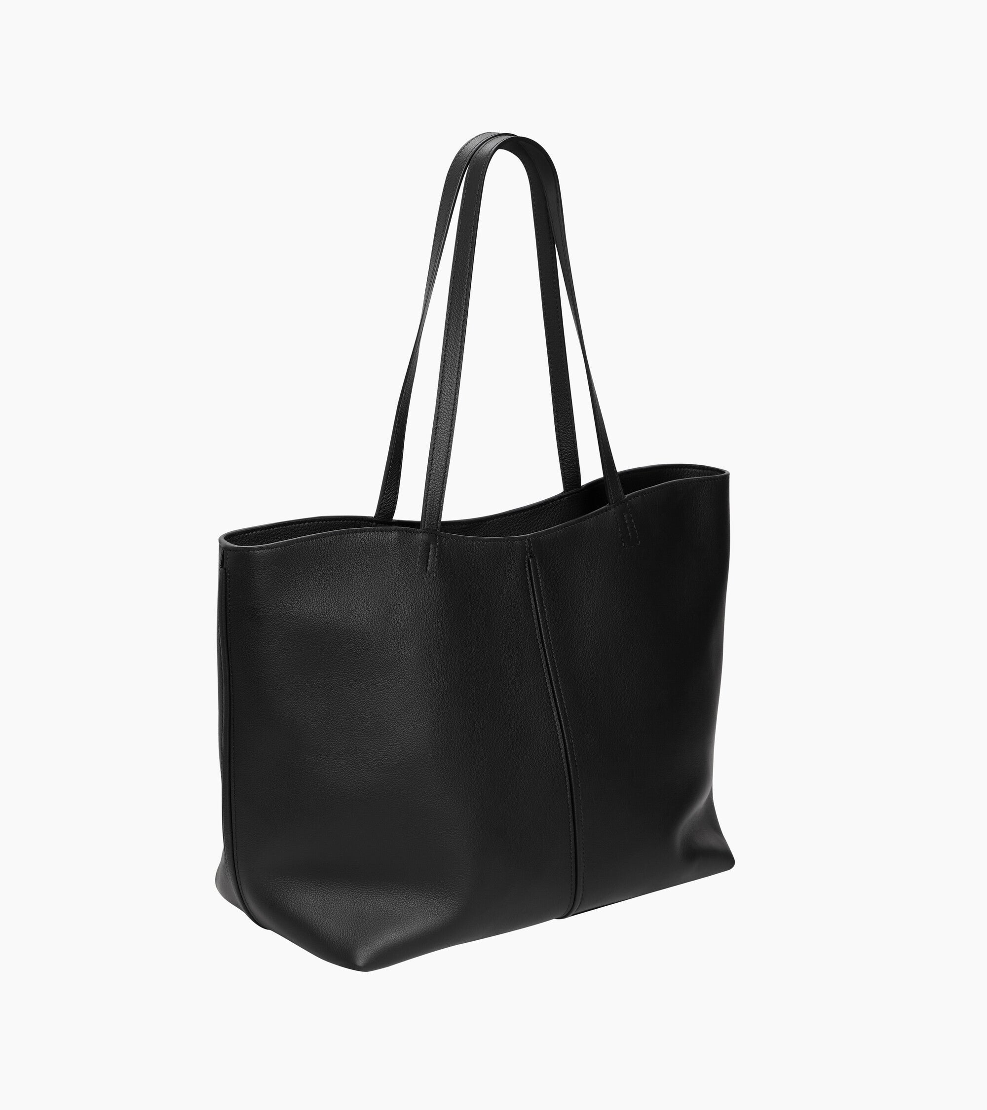 Sac cabas grand modèle Hortense en cuir grainé double face