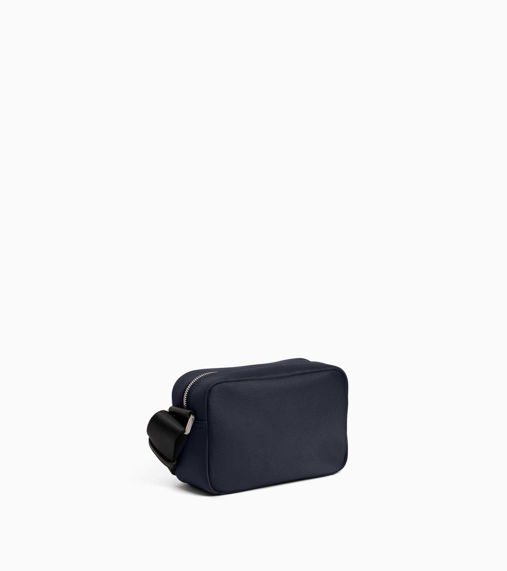 Petit sac bandoulière Basile en toile nylon et cuir lisse