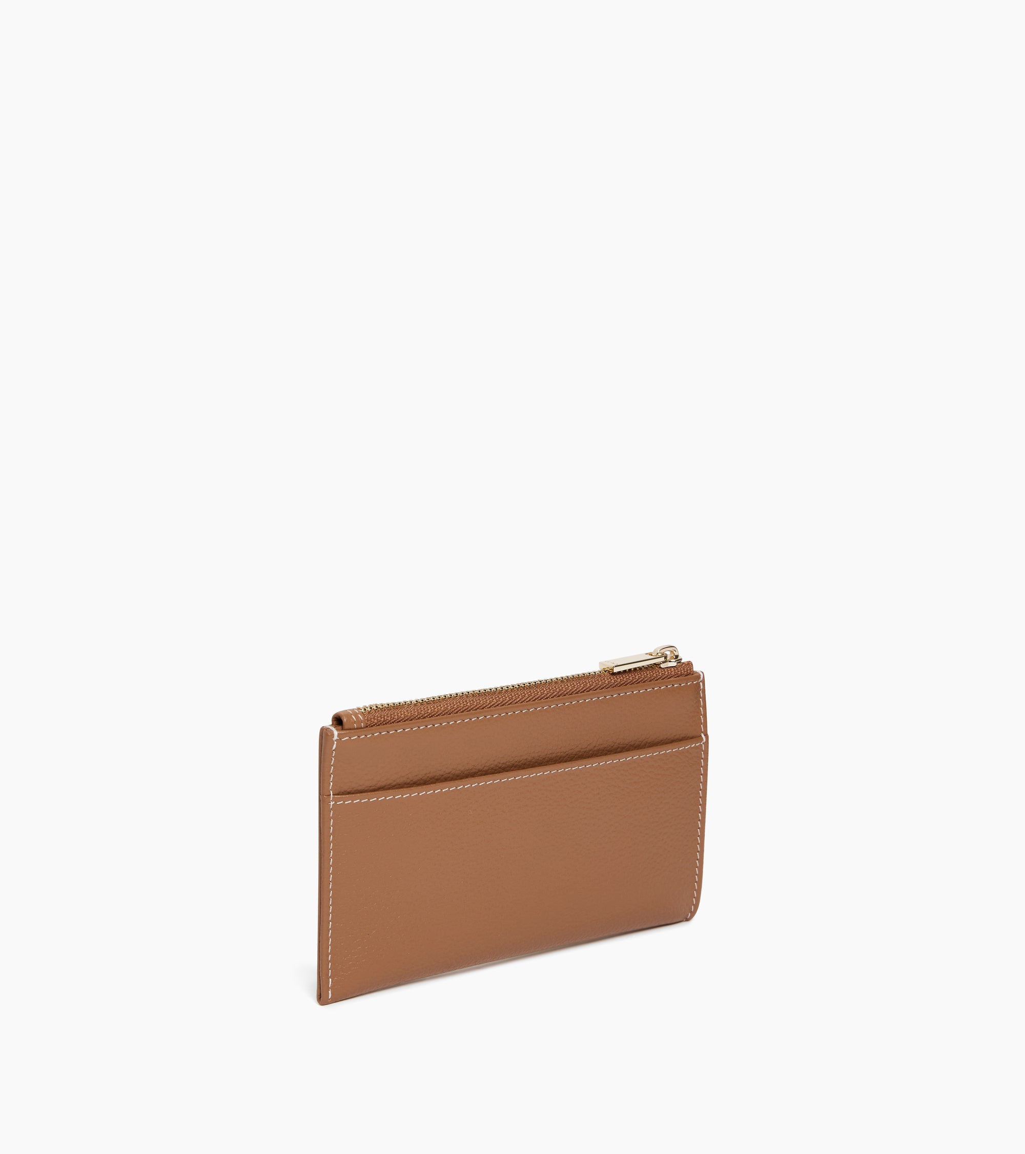 Etui clés zippé Albertine en cuir grainé