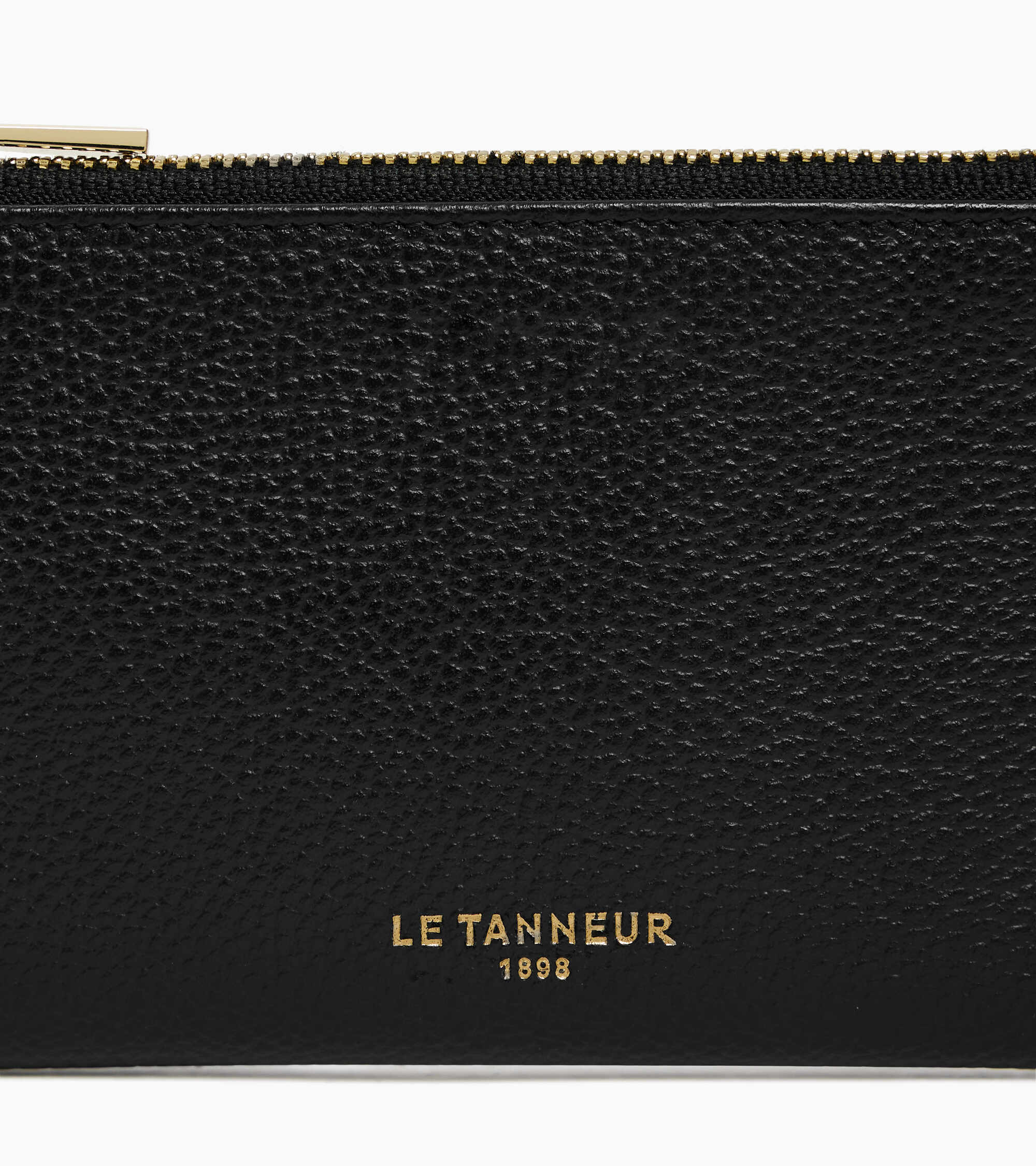 Etui clés zippé Albertine en cuir grainé