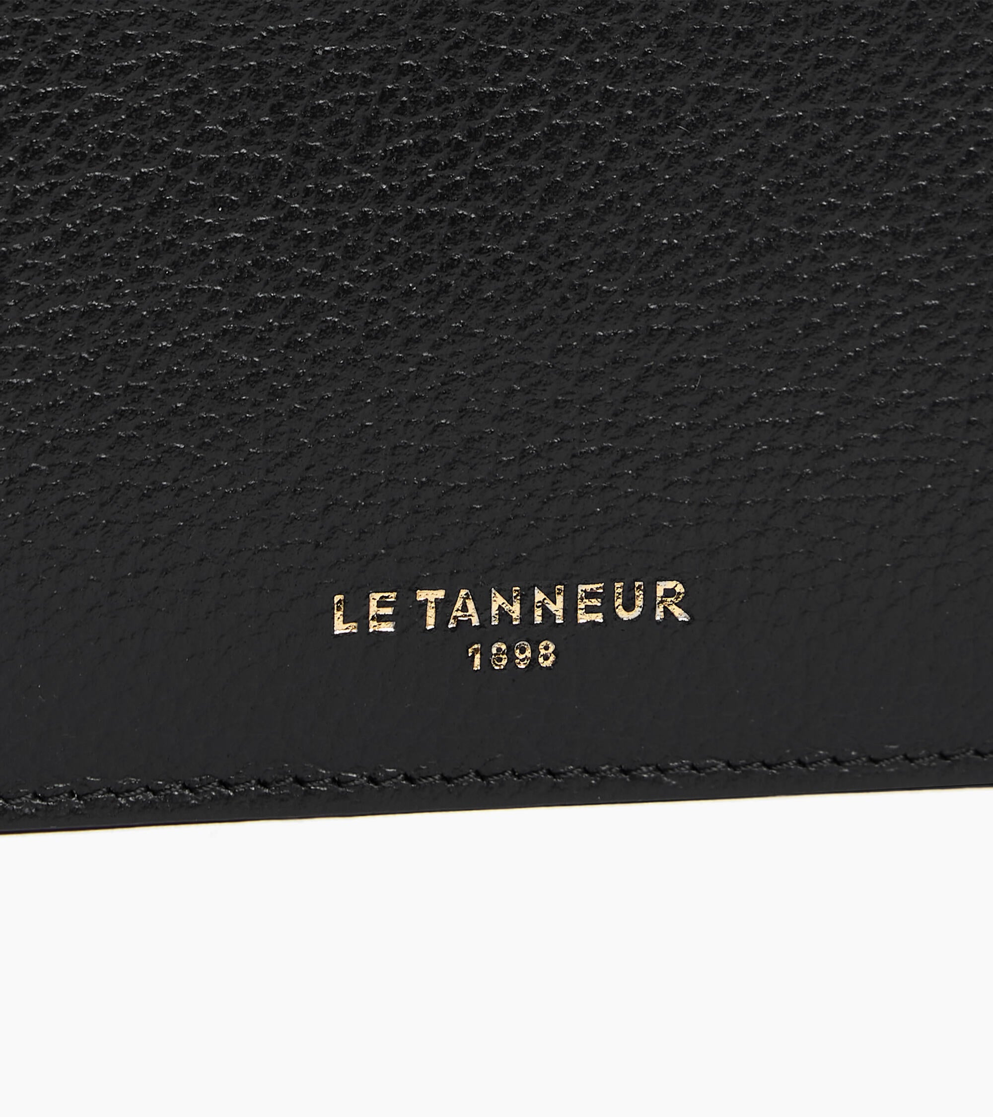 Porte cartes zippé Albertine en cuir grainé