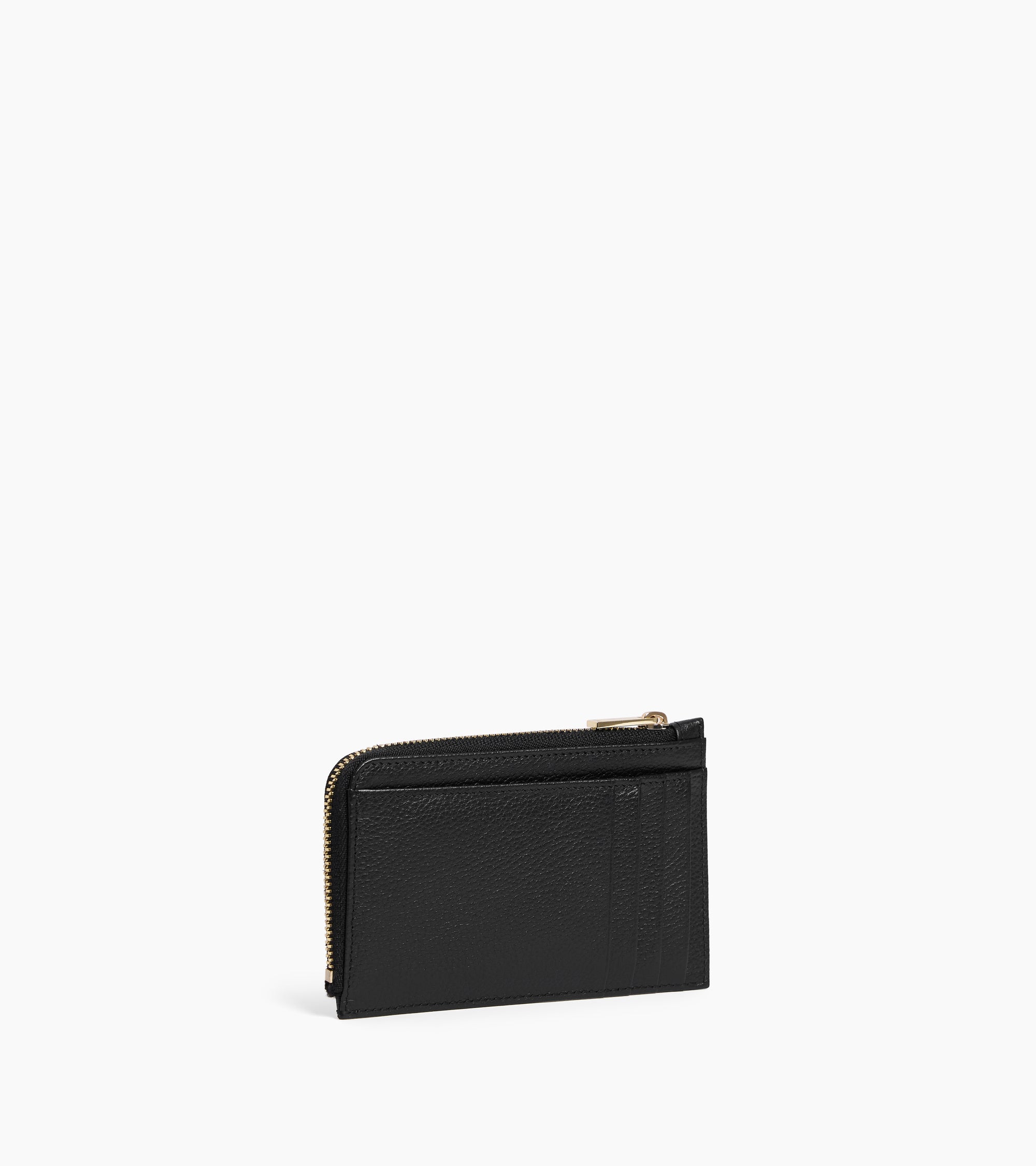 Porte cartes zippé Albertine en cuir grainé