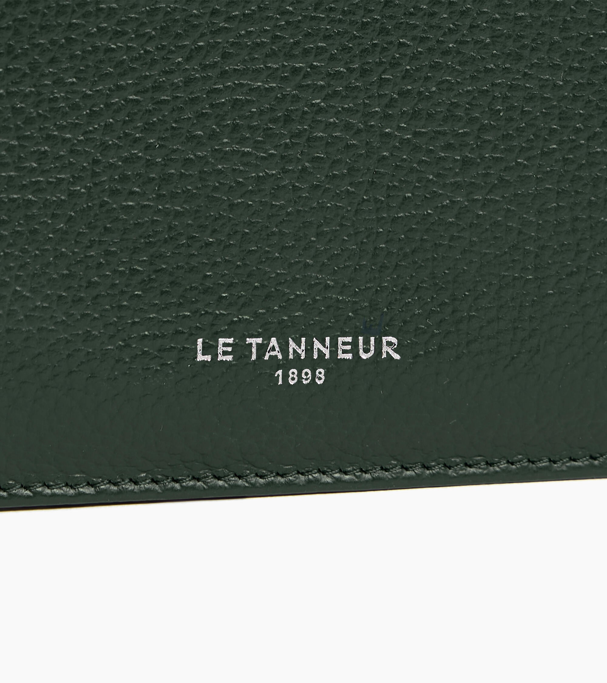 Porte cartes zippé Albertine en cuir grainé