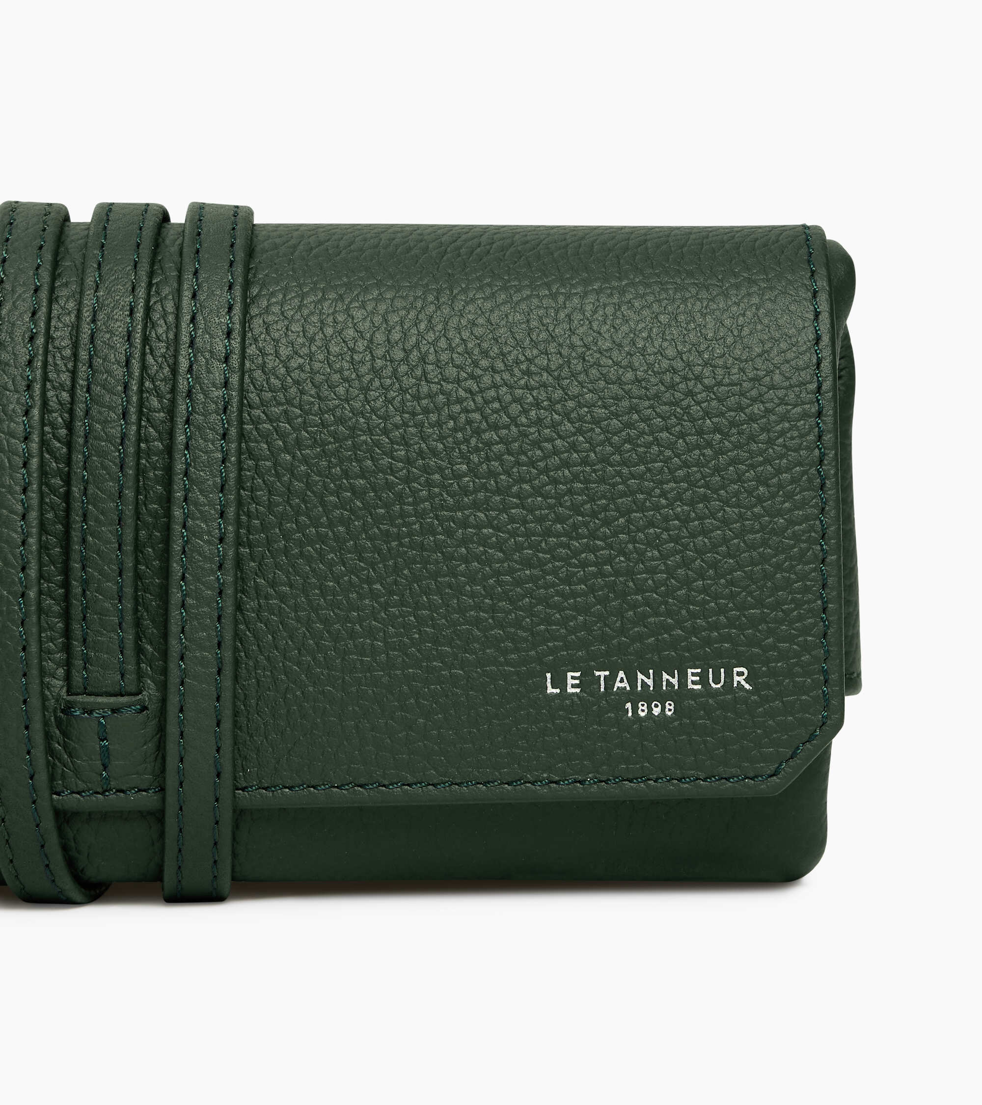 Coffret 3 montres de voyage souple en cuir grainé