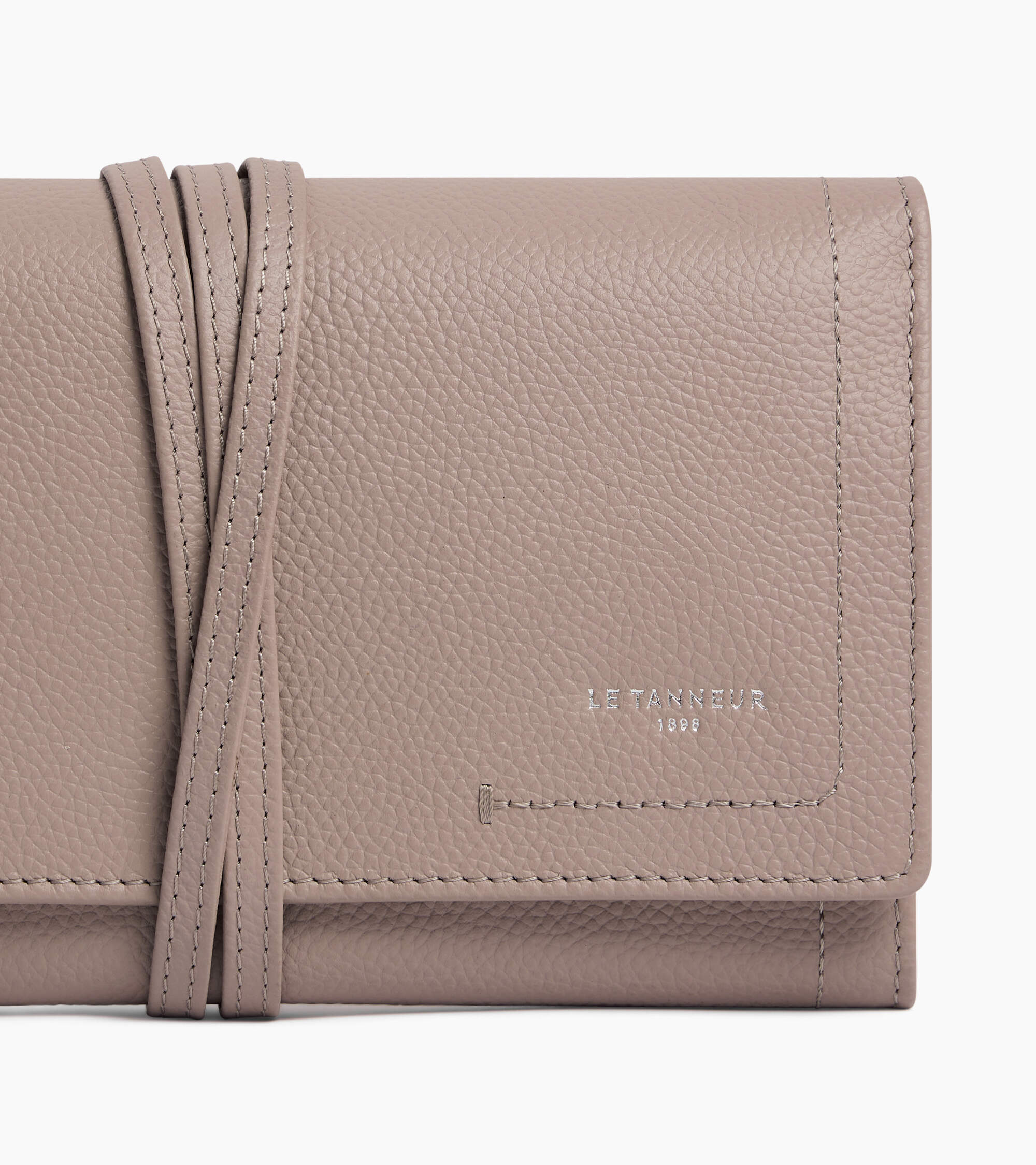 Coffret bijoux de voyage en cuir grainé