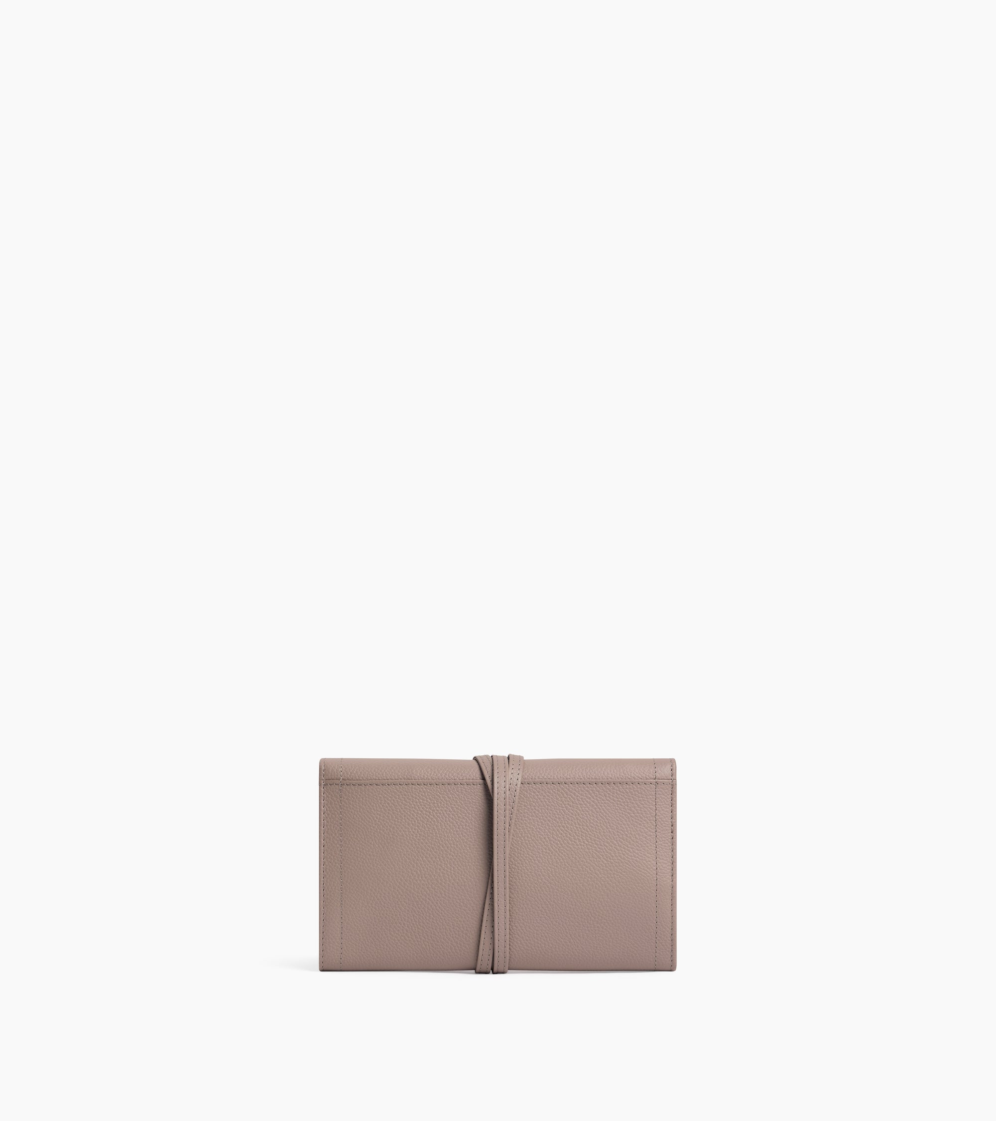 Coffret bijoux de voyage en cuir grainé