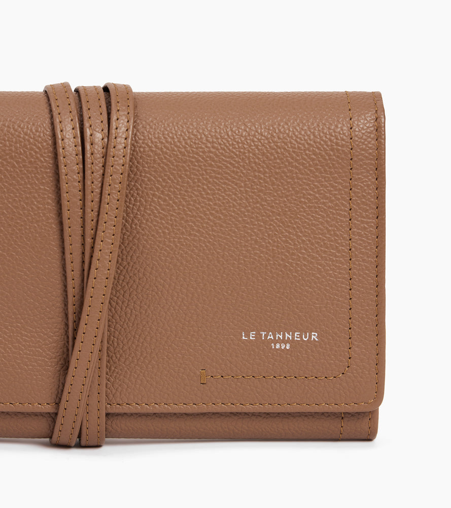 Travel jewelry box in leather