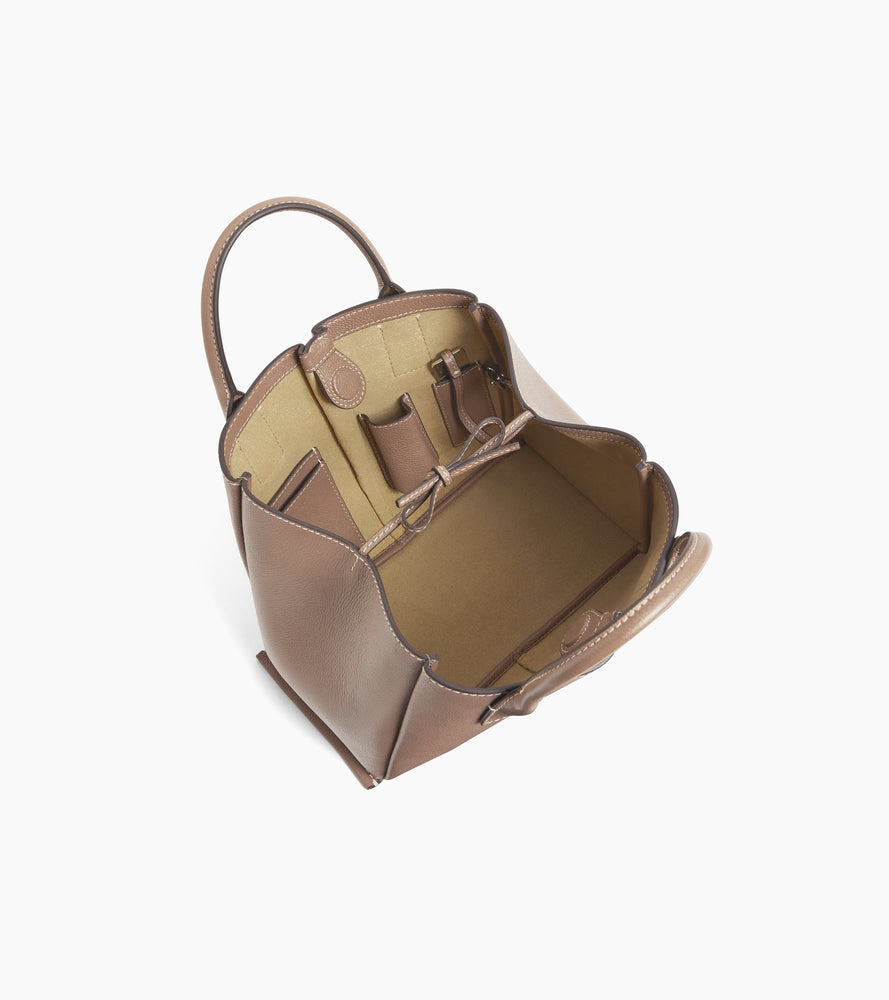 Petit sac à main Elena en cuir grainé