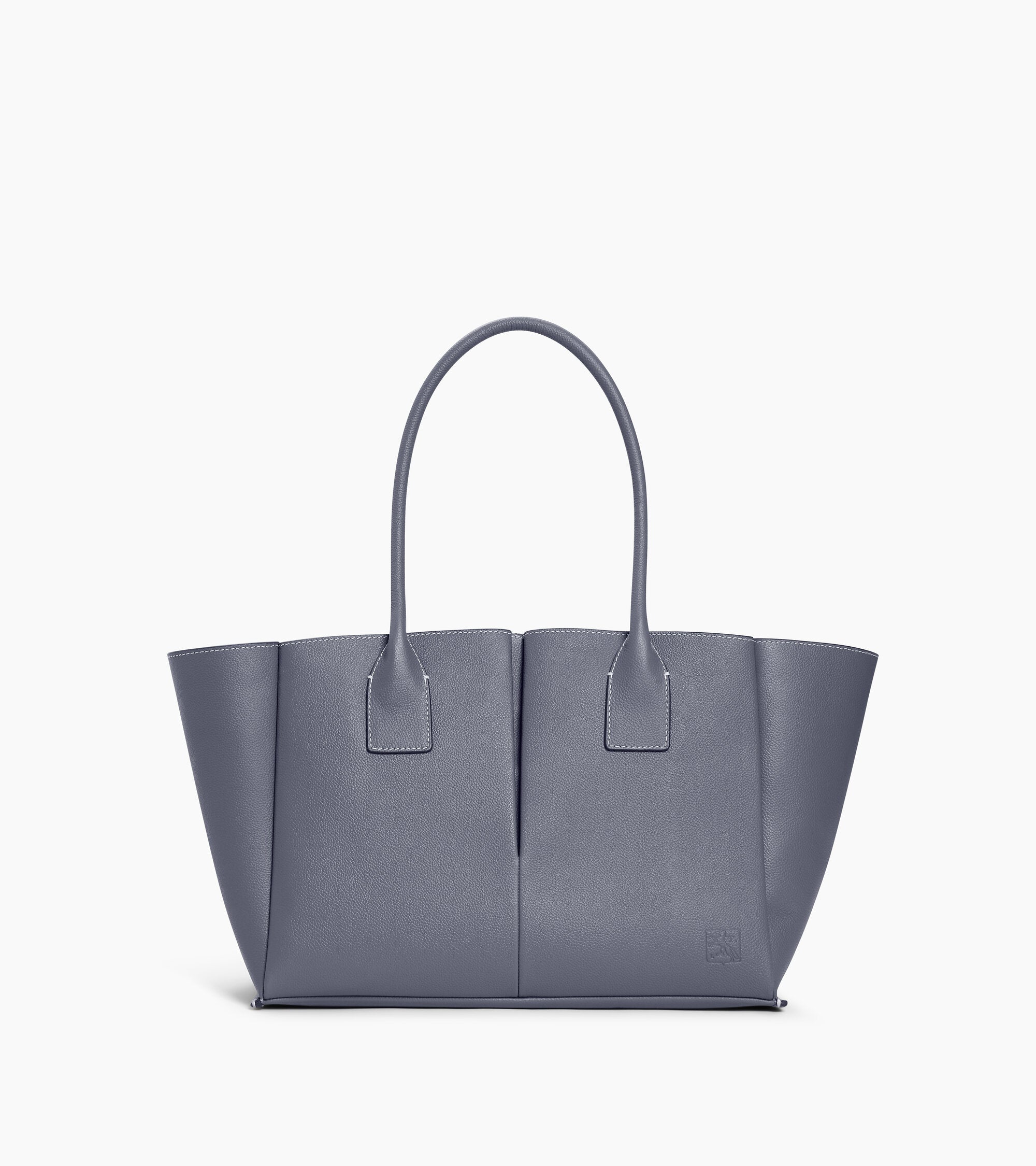 Grand sac cabas Elena en cuir grainé