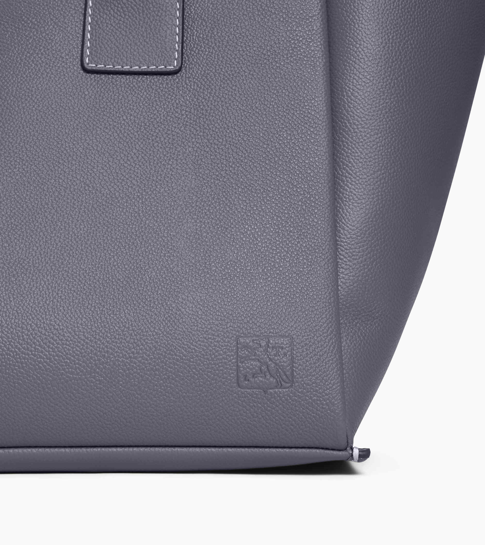 Grand sac cabas Elena en cuir grainé