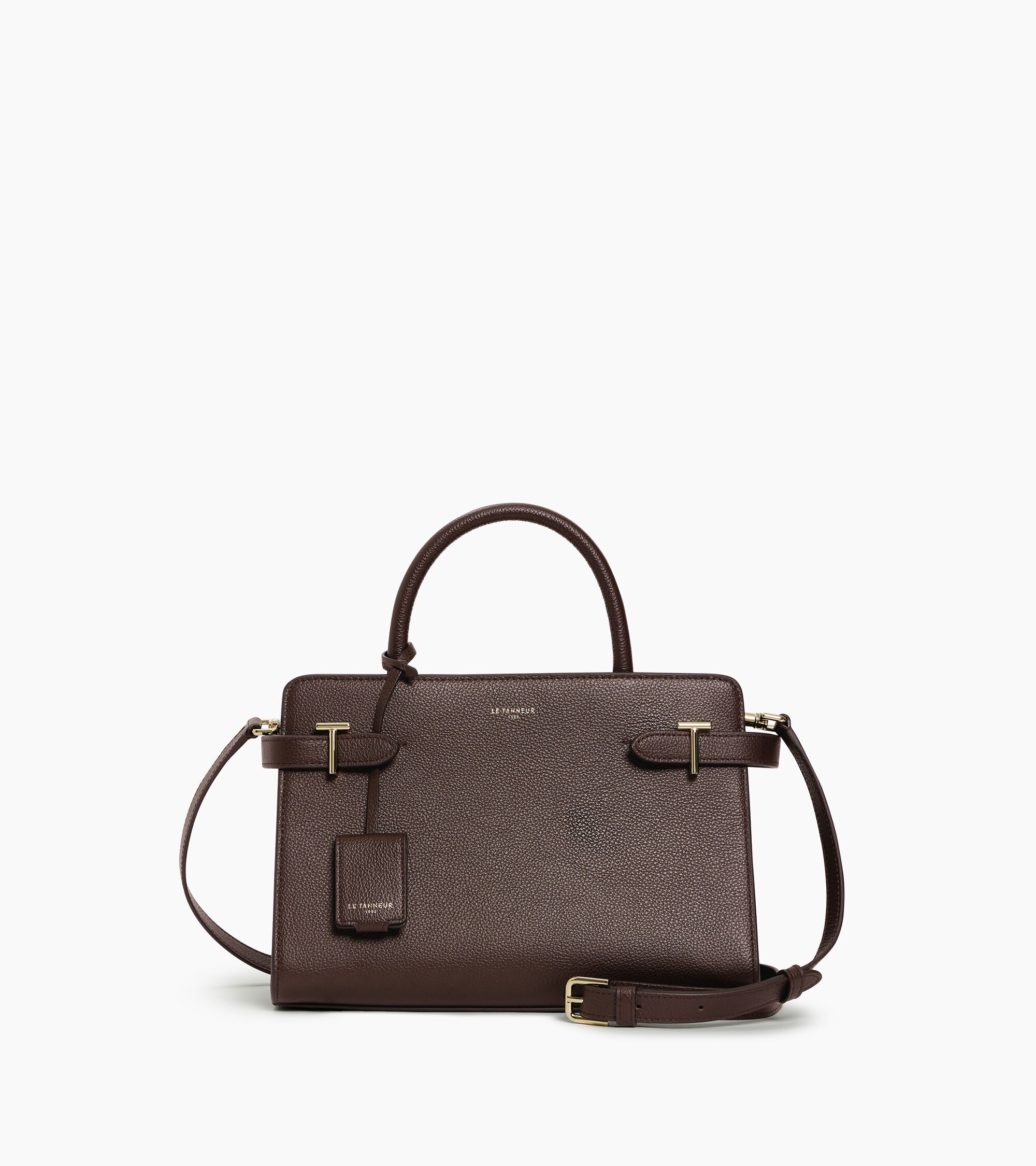 Sac à main moyen modèle Emilie en cuir grainé