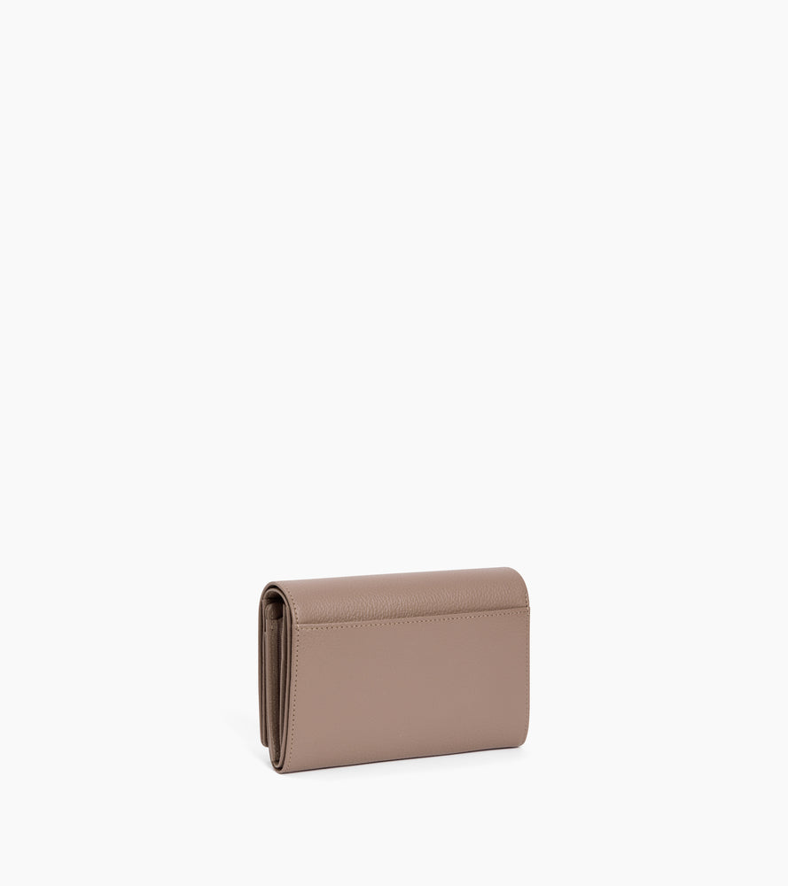 Emilie wallet in grained leather