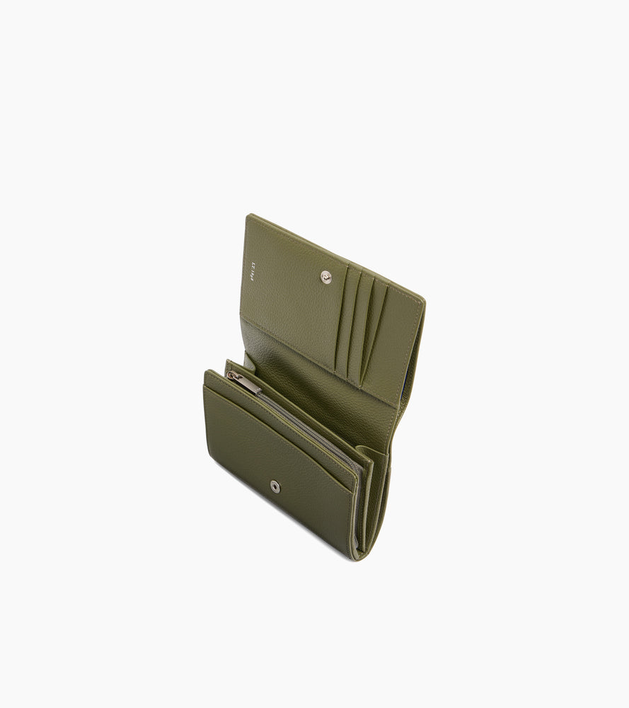 Portefeuille Emilie en cuir grainé