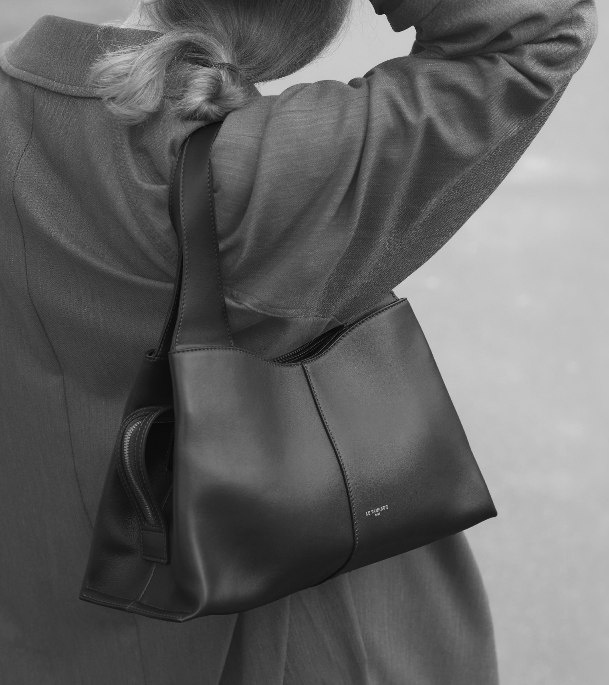 Petit sac à main Félicie en cuir lisse