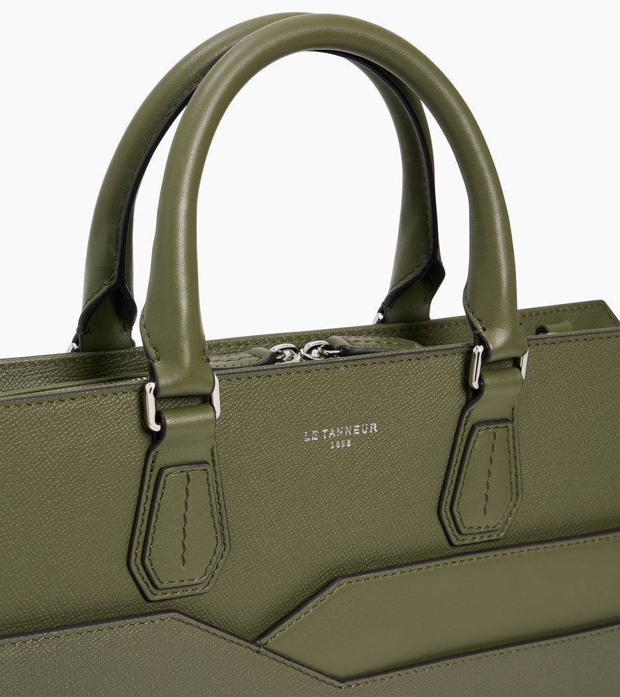 Gaston slim 15" document holder in crossed-grain leather