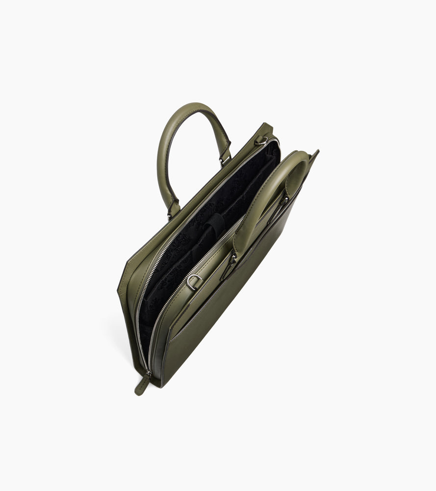 Gaston slim 15" document holder in crossed-grain leather