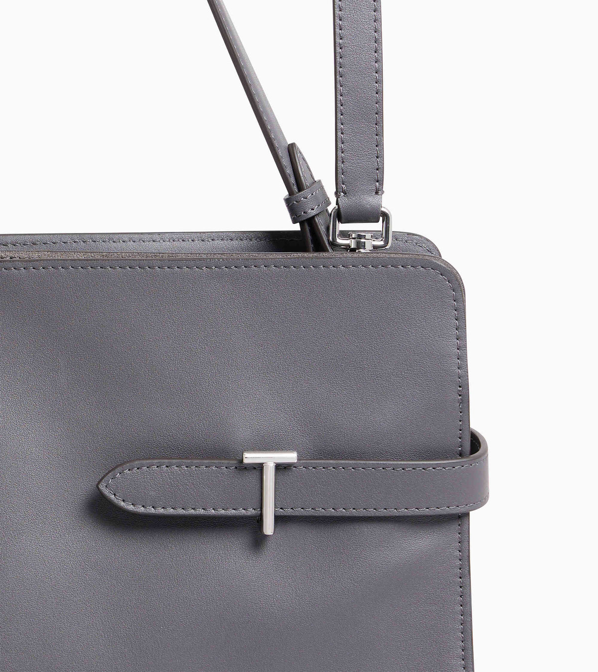 Maxi-Handtasche Emie aus Glatt- und Nubukleder