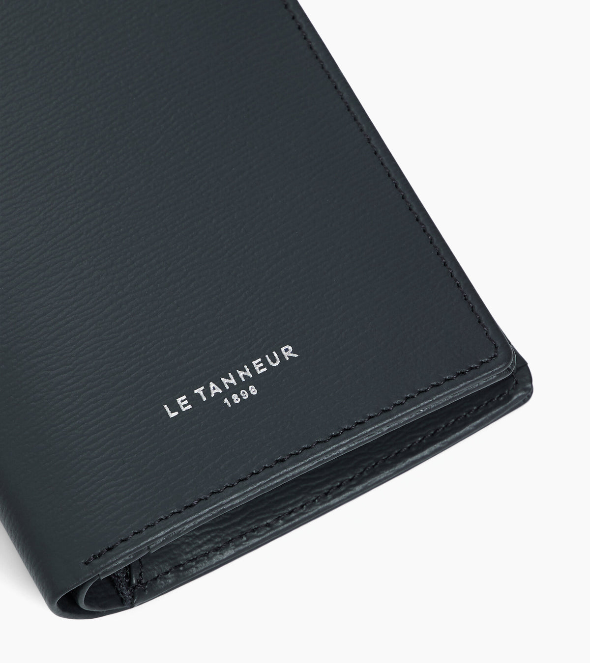 Große Bifold-Brieftasche im Hochformat mit Reißverschluss Lucien aus Korkleder