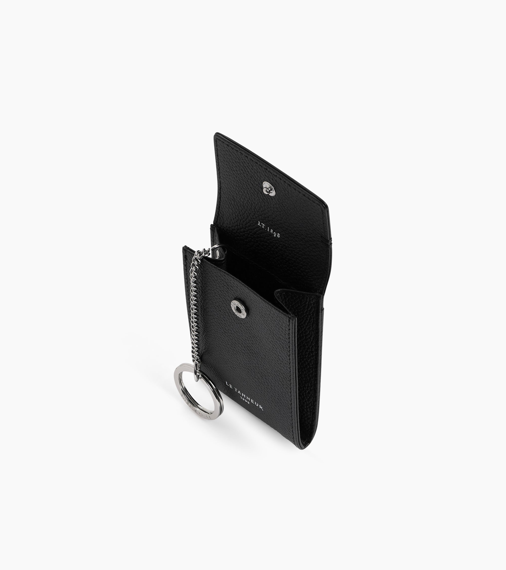 Etui clés à rabat Lucien en cuir grainé