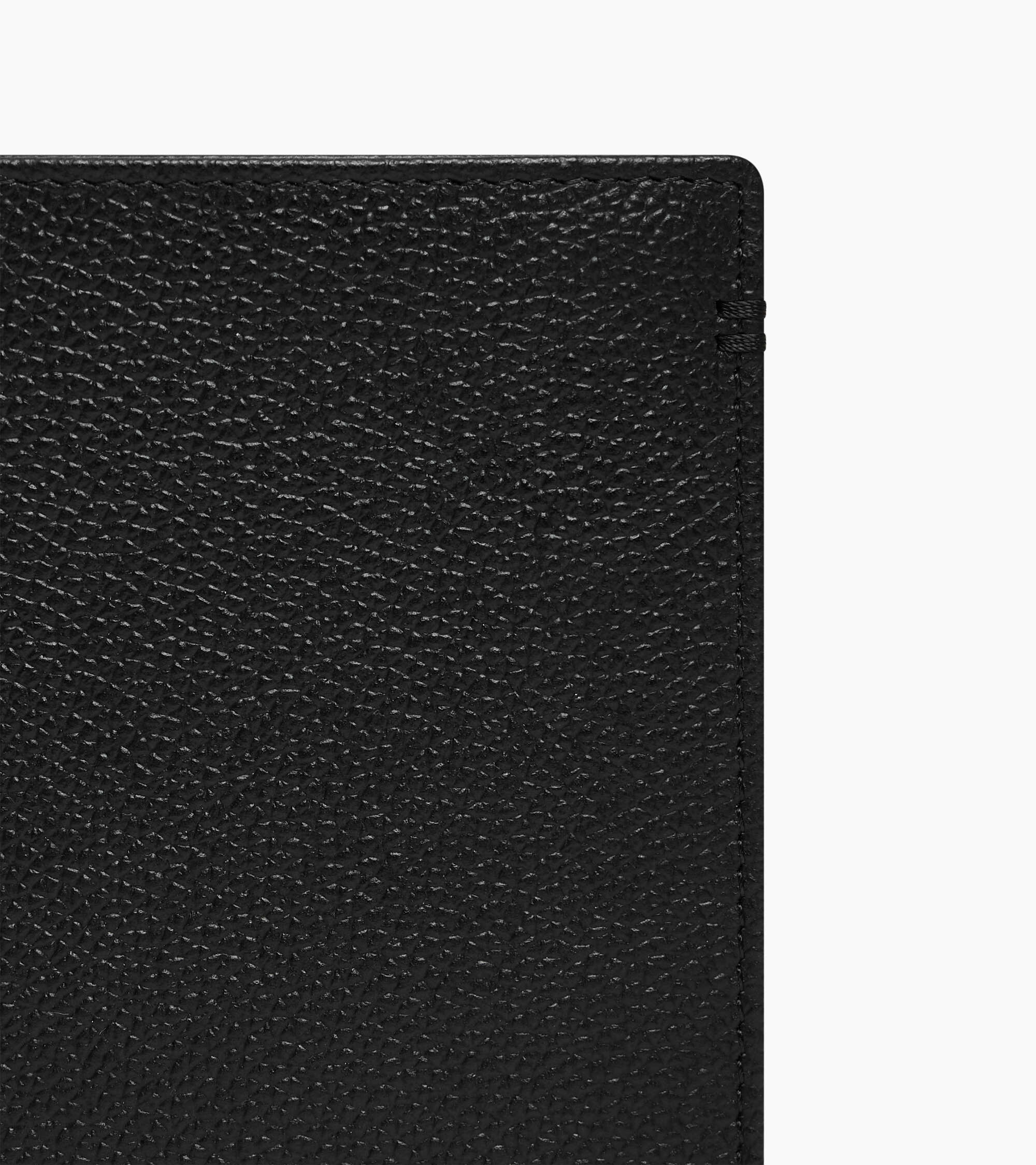 Grand portefeuille zippé 2 volets Lucien en cuir grainé