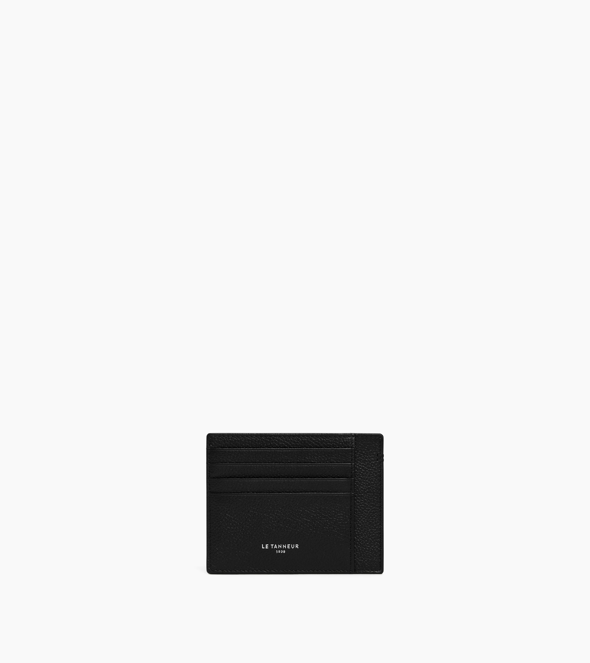 Porte papiers Lucien en cuir grainé