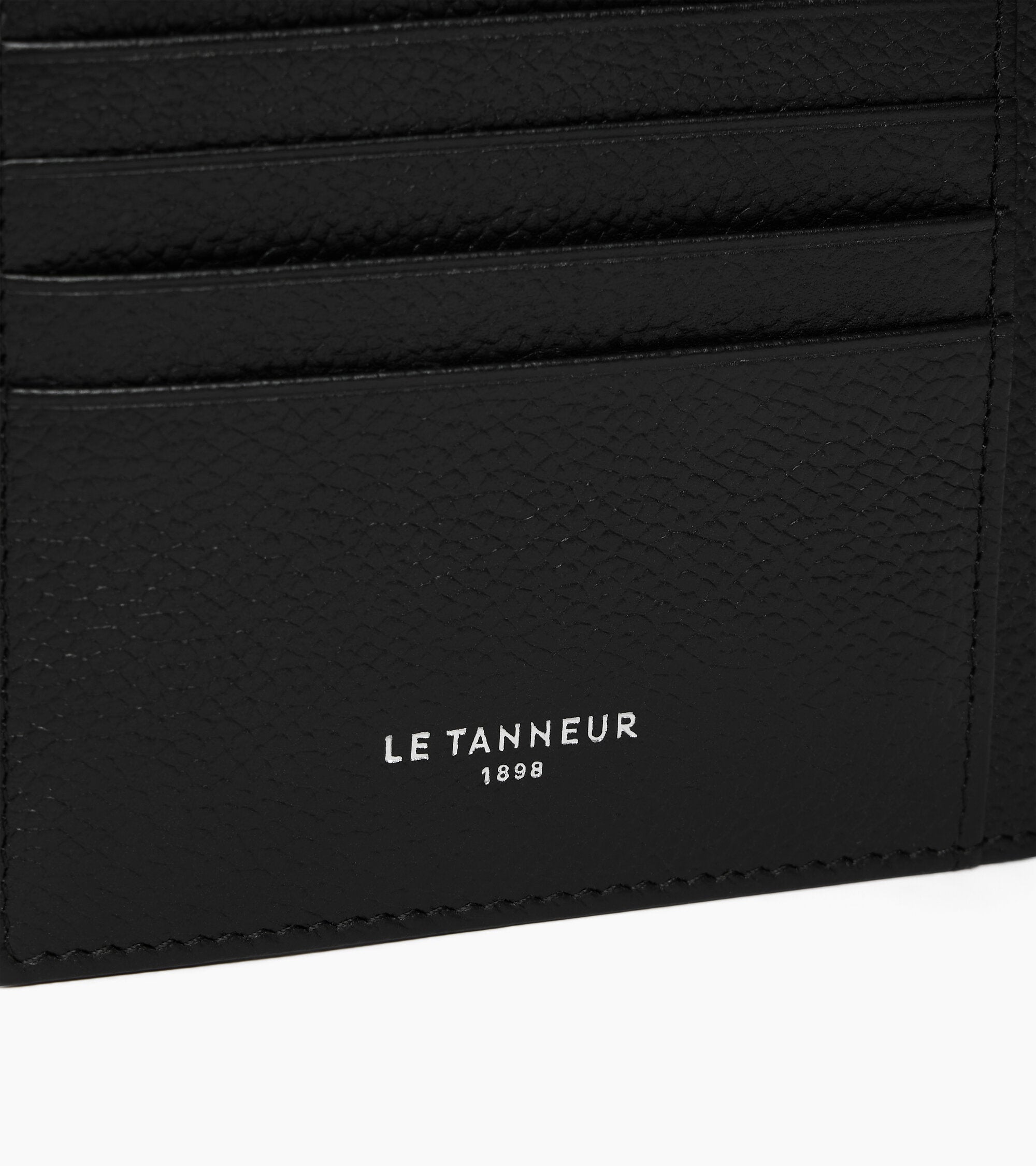 Porte papiers Lucien en cuir grainé