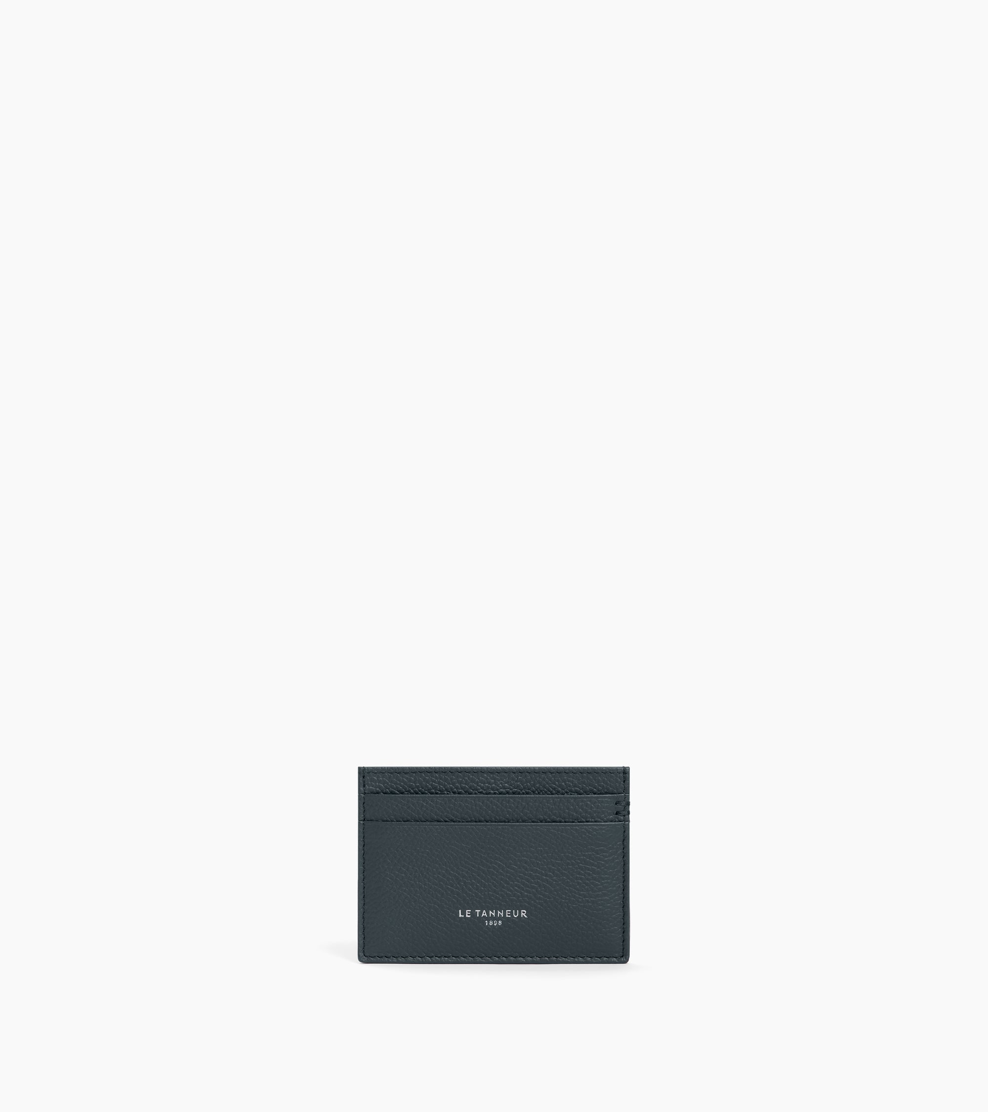 Porte cartes Lucien en cuir grainé