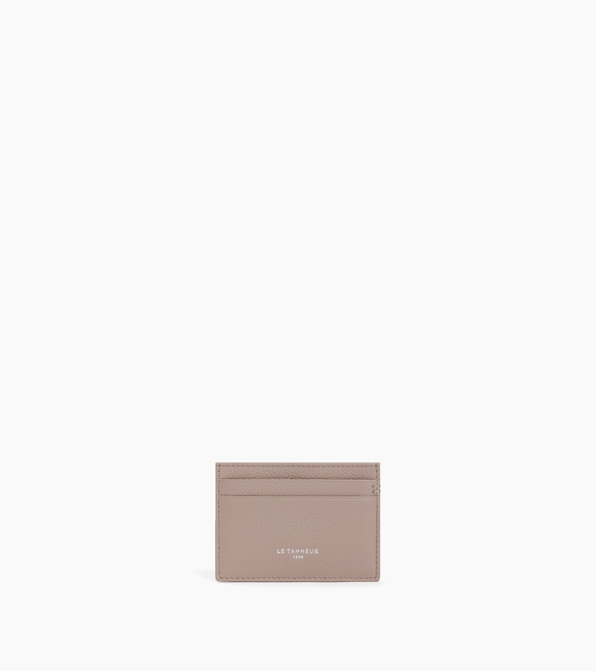 Porte cartes Lucien en cuir grainé