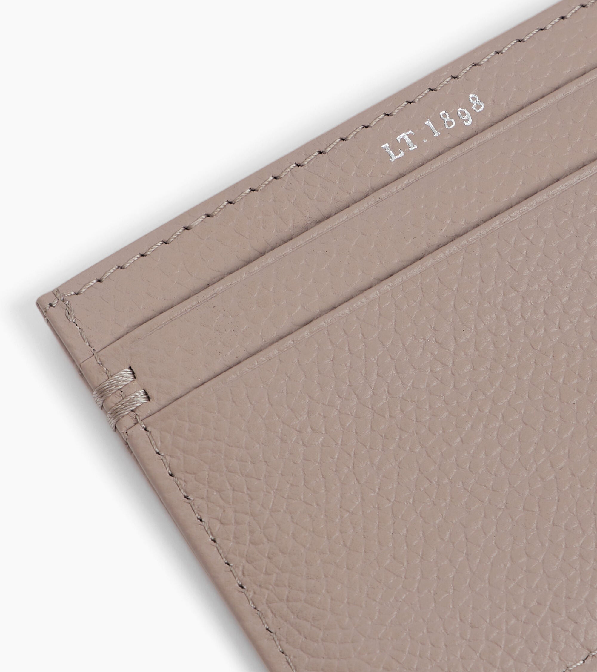 Porte cartes Lucien en cuir grainé