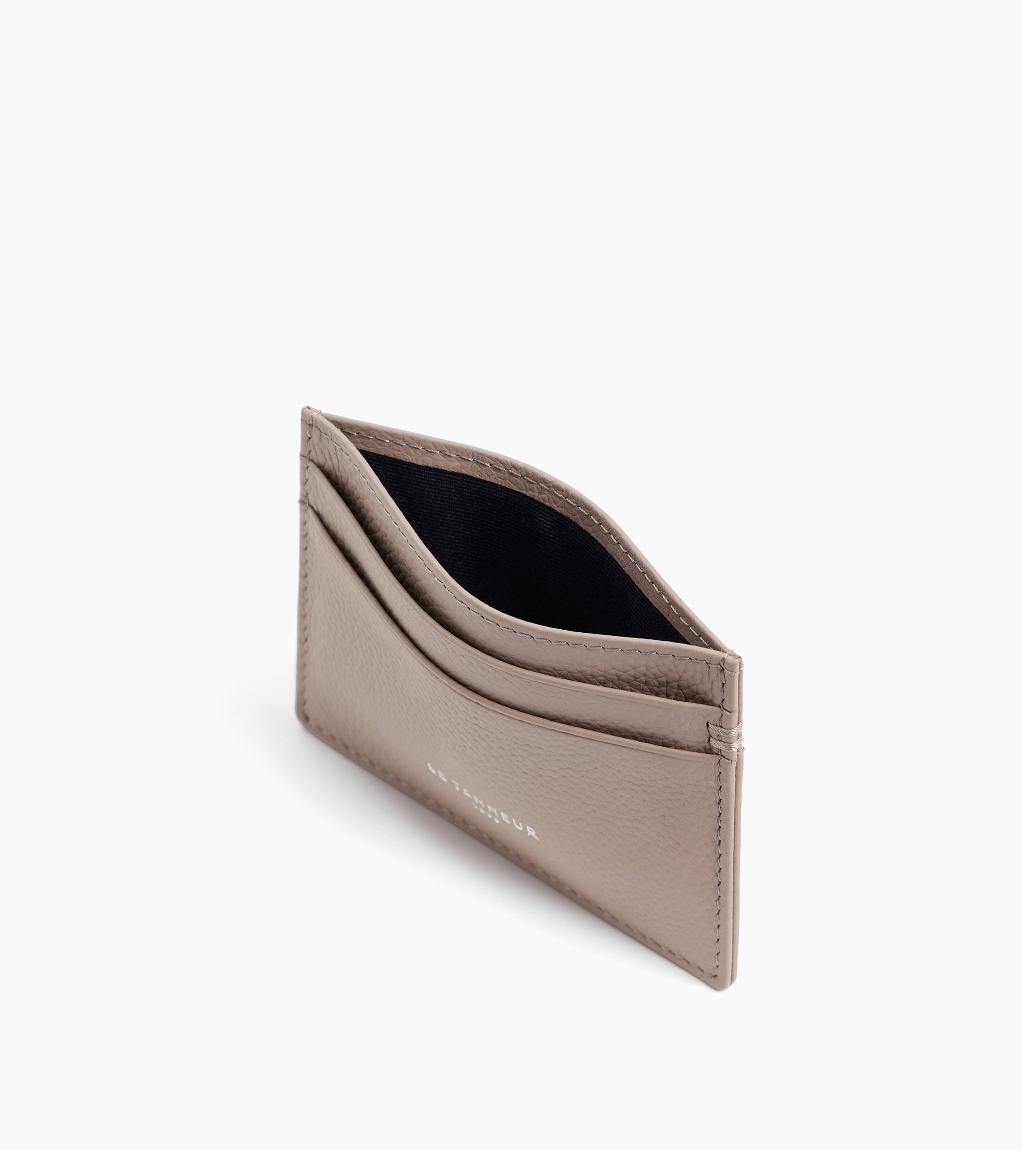Porte cartes Lucien en cuir grainé