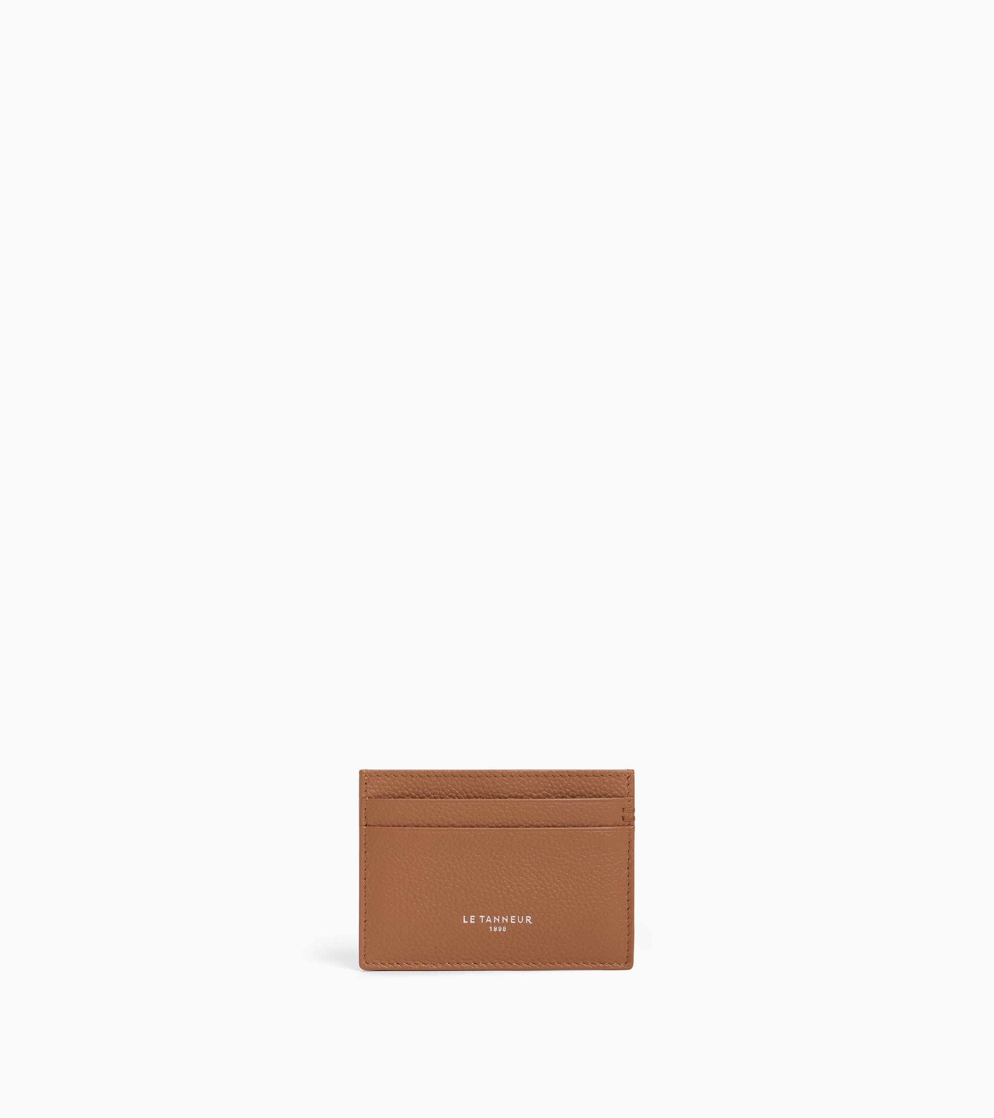 Porte cartes Lucien en cuir grainé