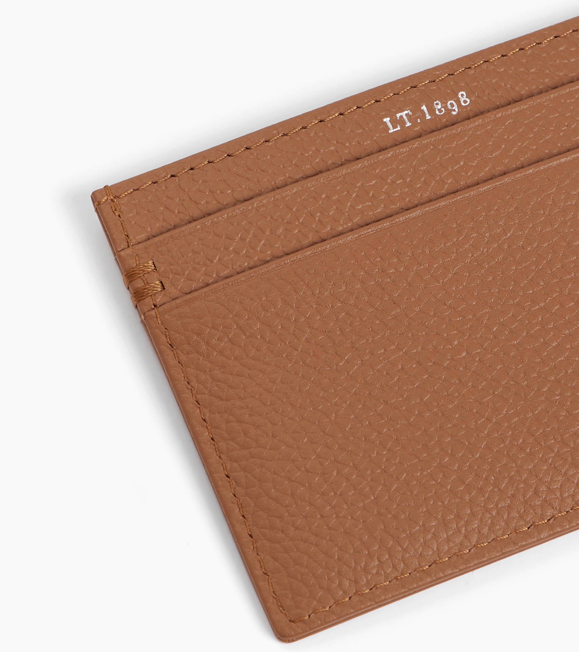 Porte cartes Lucien en cuir grainé