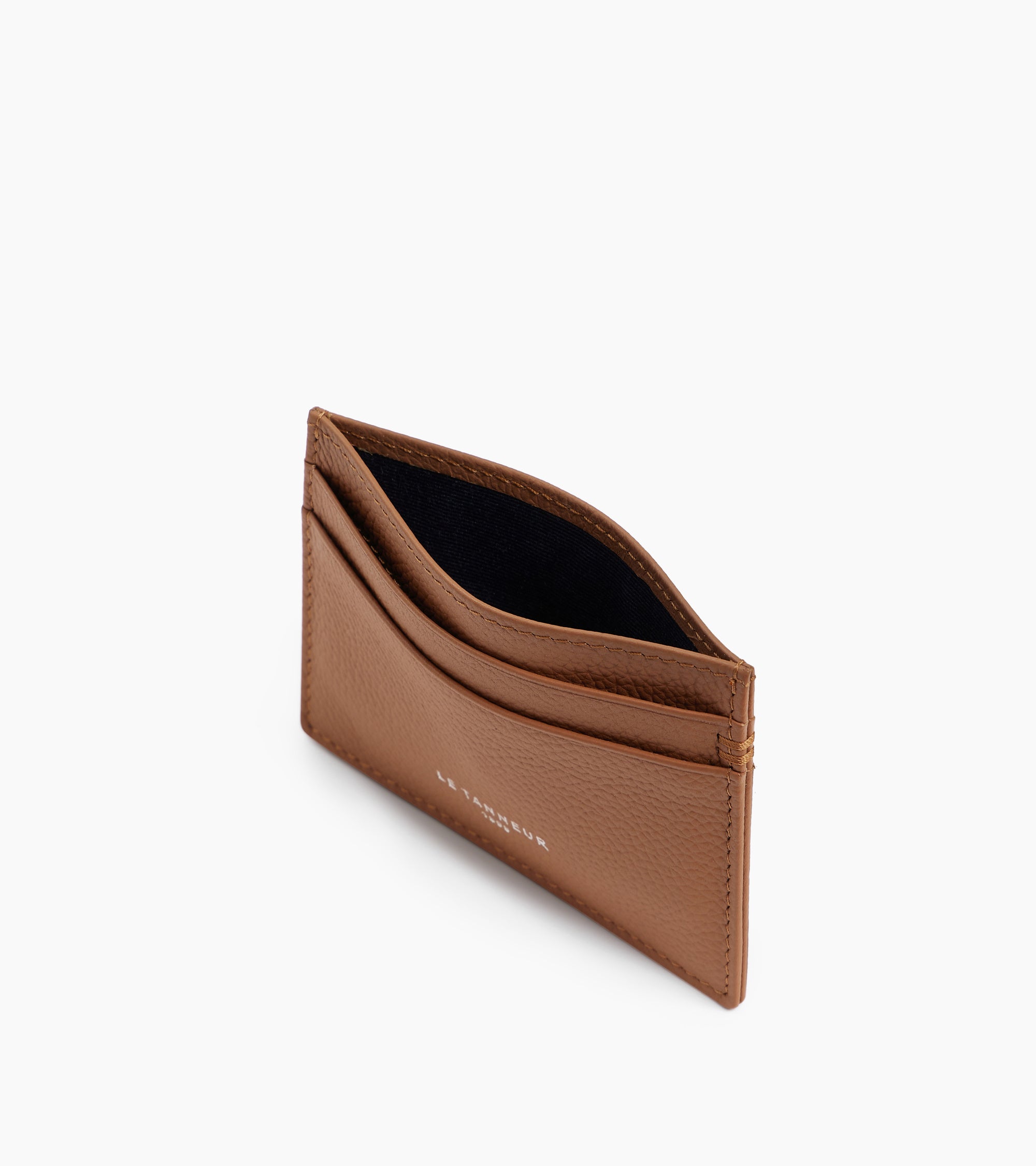 Porte cartes Lucien en cuir grainé