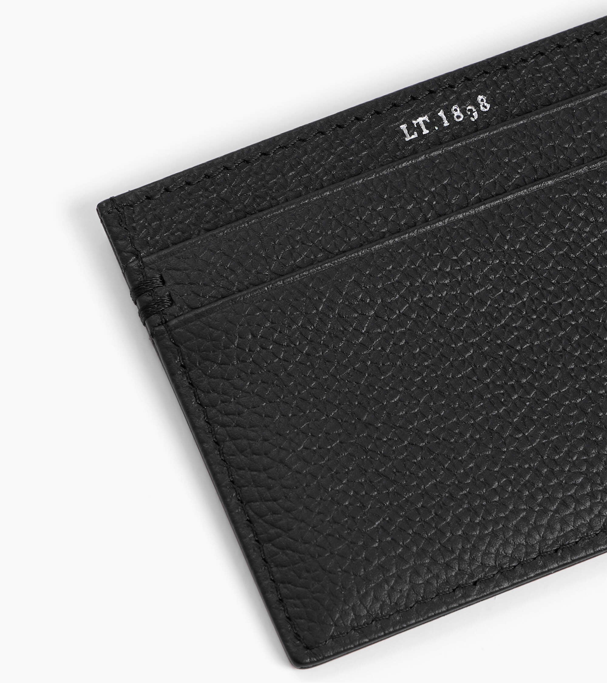 Porte cartes Lucien en cuir grainé