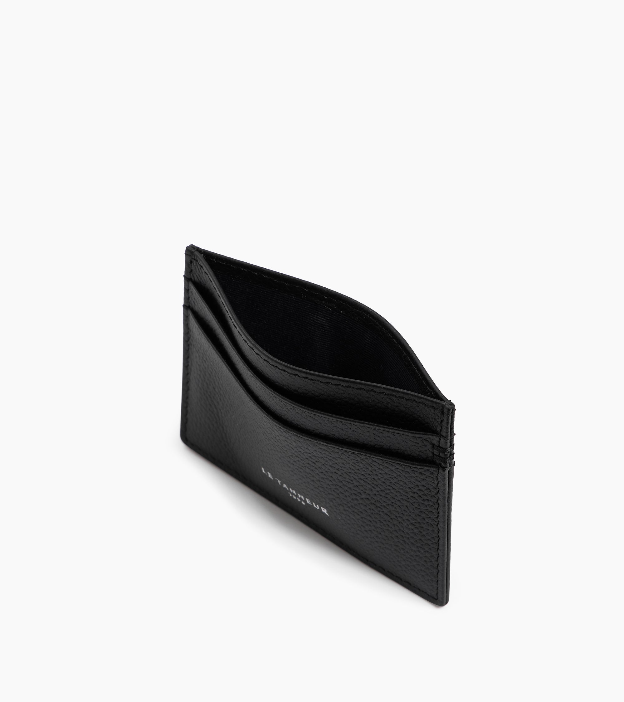 Porte cartes Lucien en cuir grainé