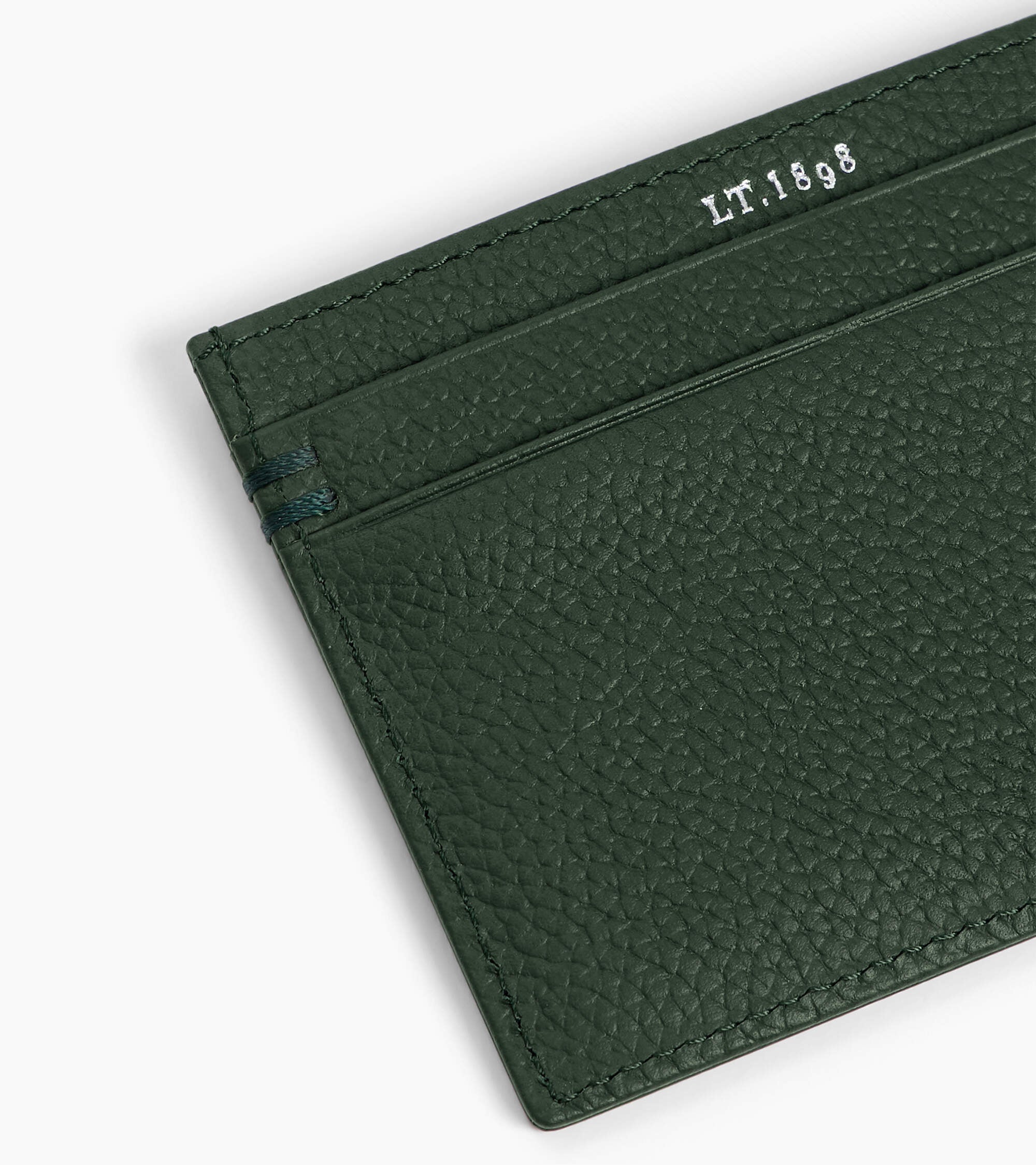 Porte cartes Lucien en cuir grainé