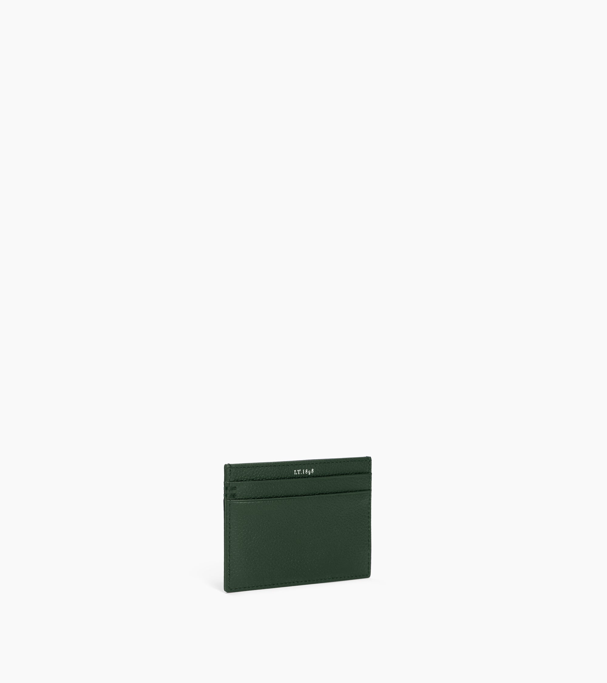 Porte cartes Lucien en cuir grainé