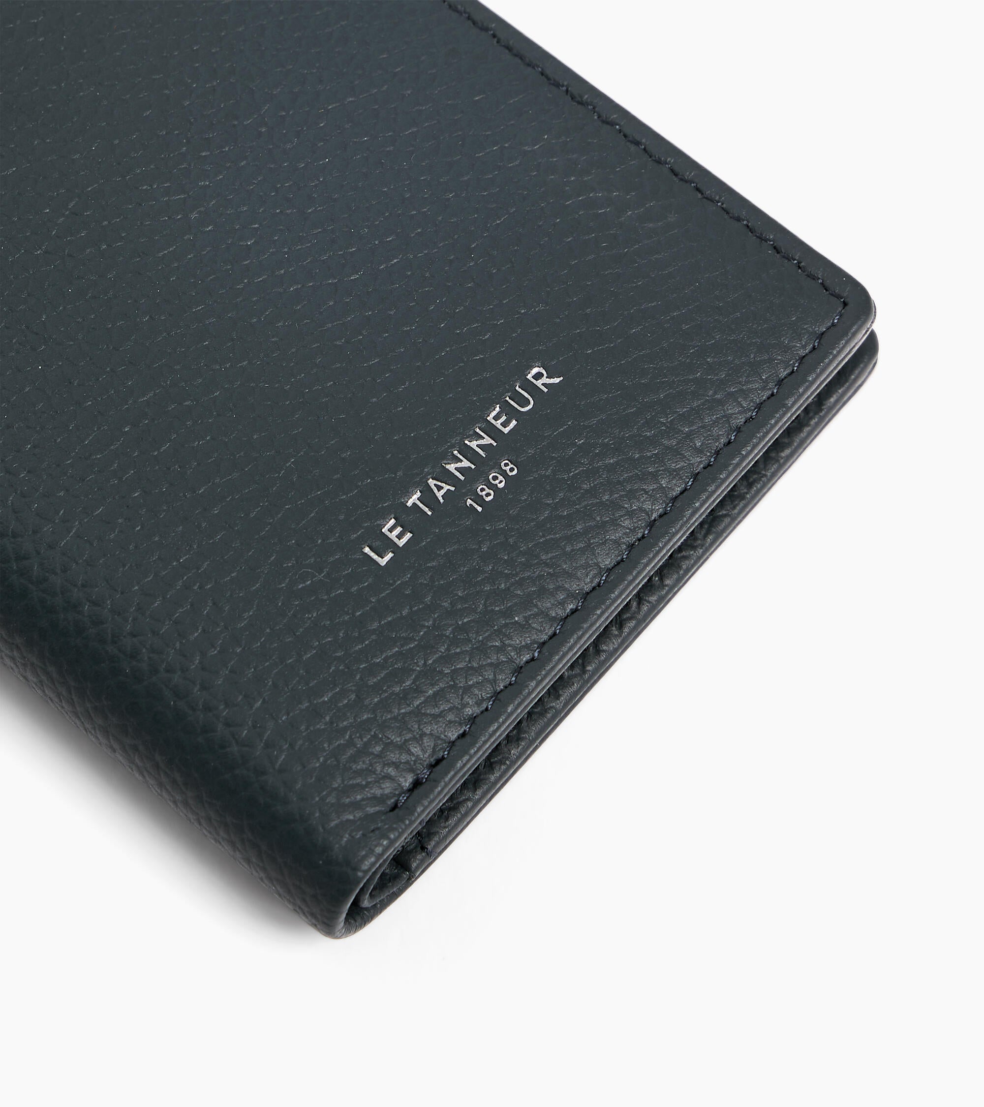 Petit porte cartes Lucien en cuir grainé