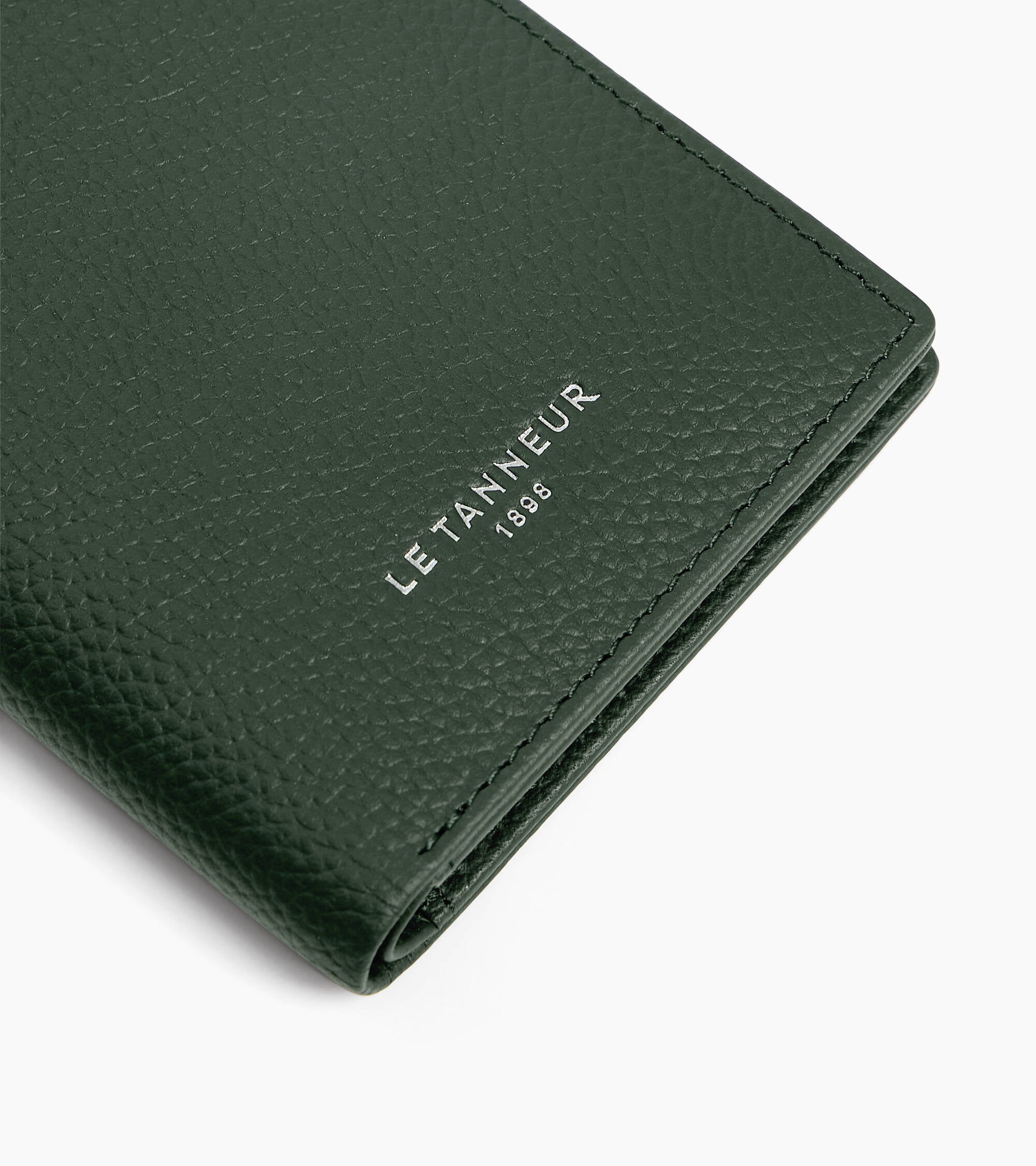 Petit porte cartes Lucien en cuir grainé