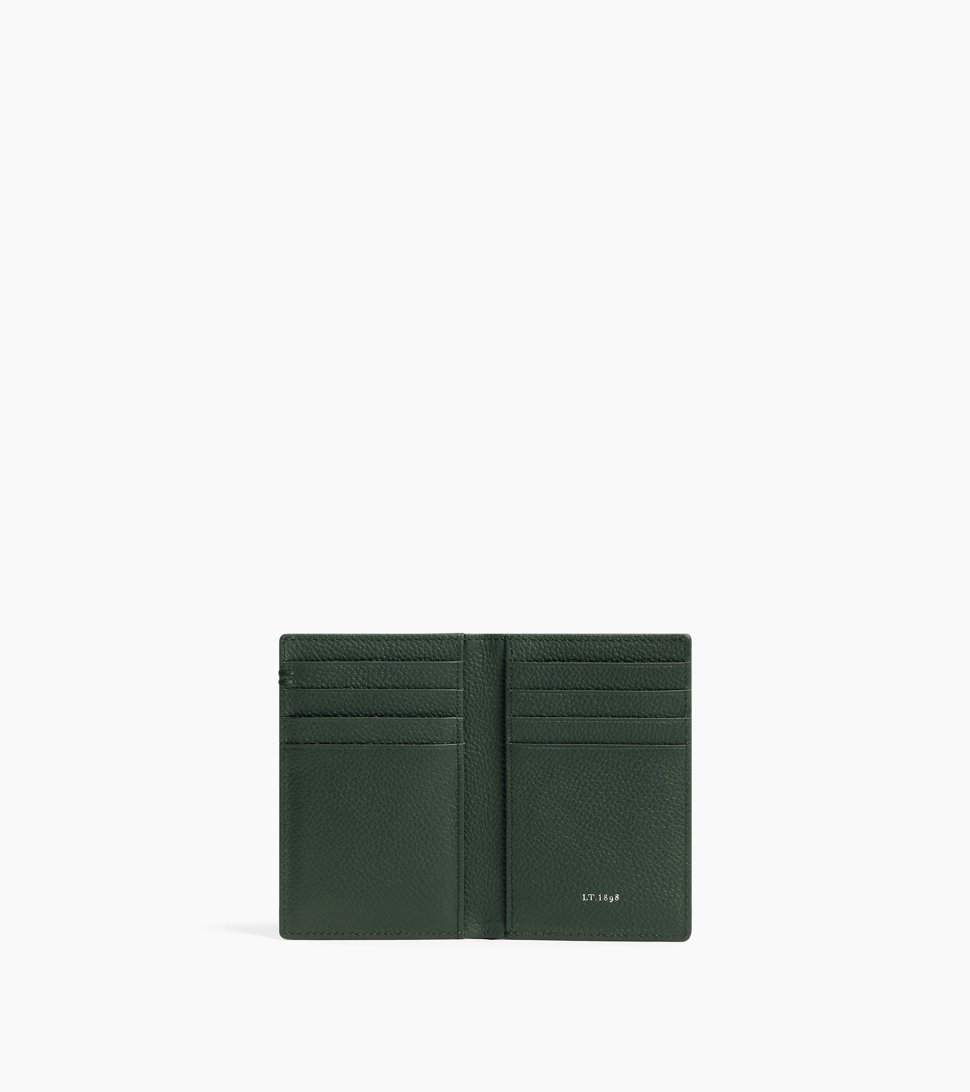 Petit porte cartes Lucien en cuir grainé