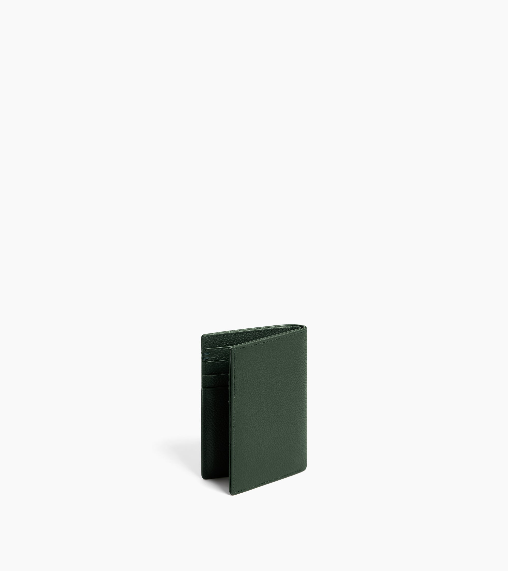 Petit porte cartes Lucien en cuir grainé