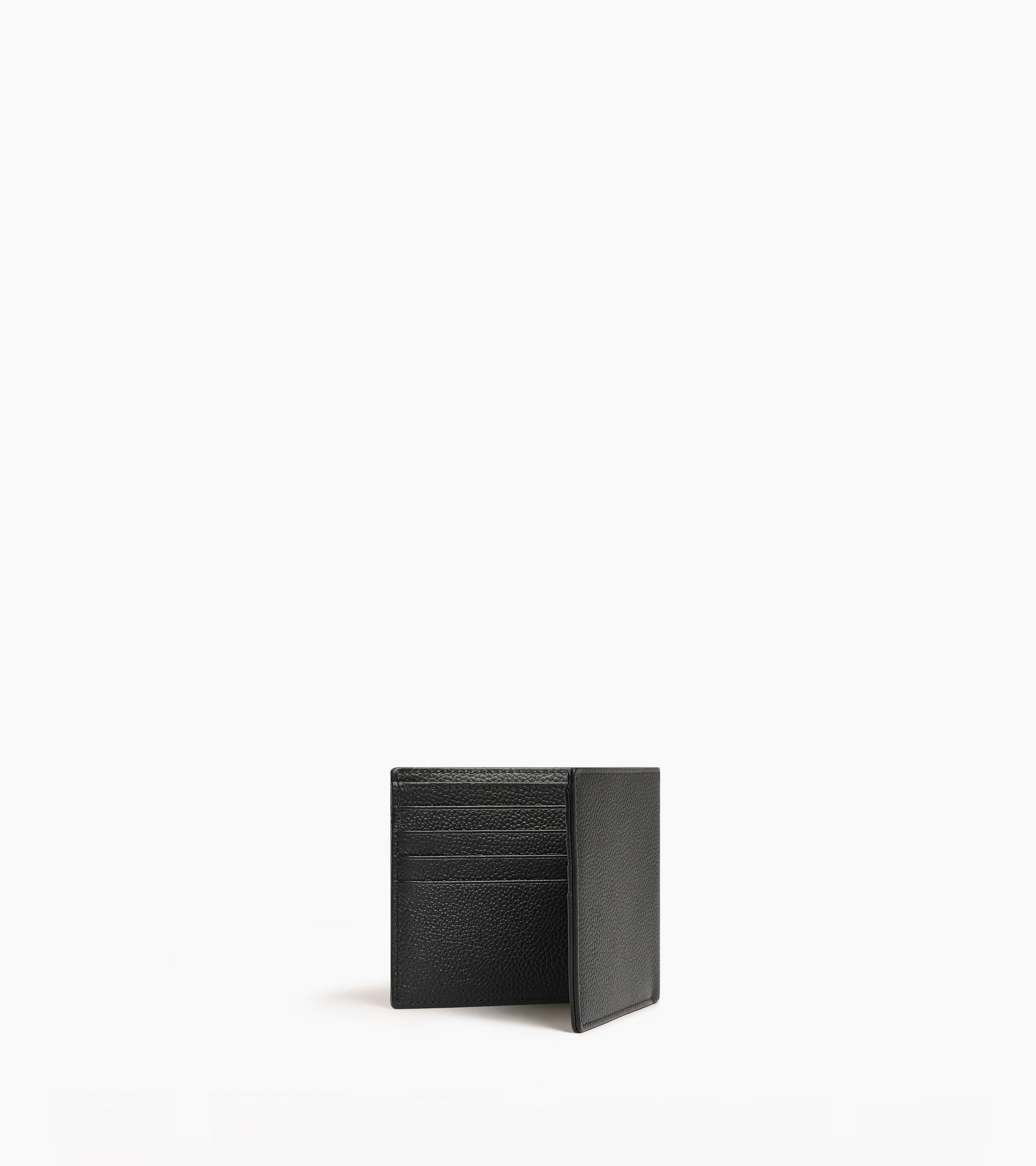 Porte cartes horizontal Lucien en cuir grainé