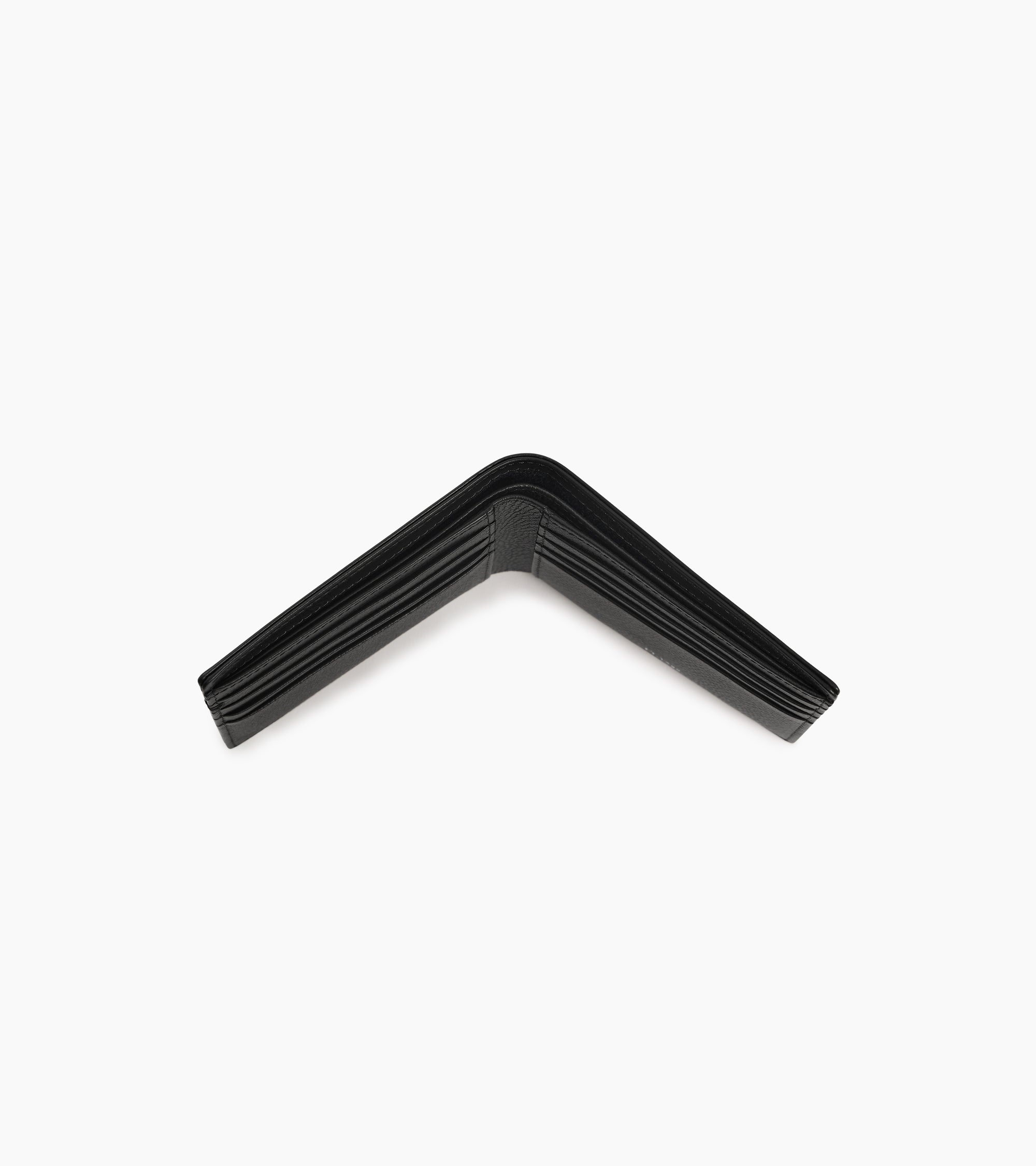 Porte cartes horizontal Lucien en cuir grainé