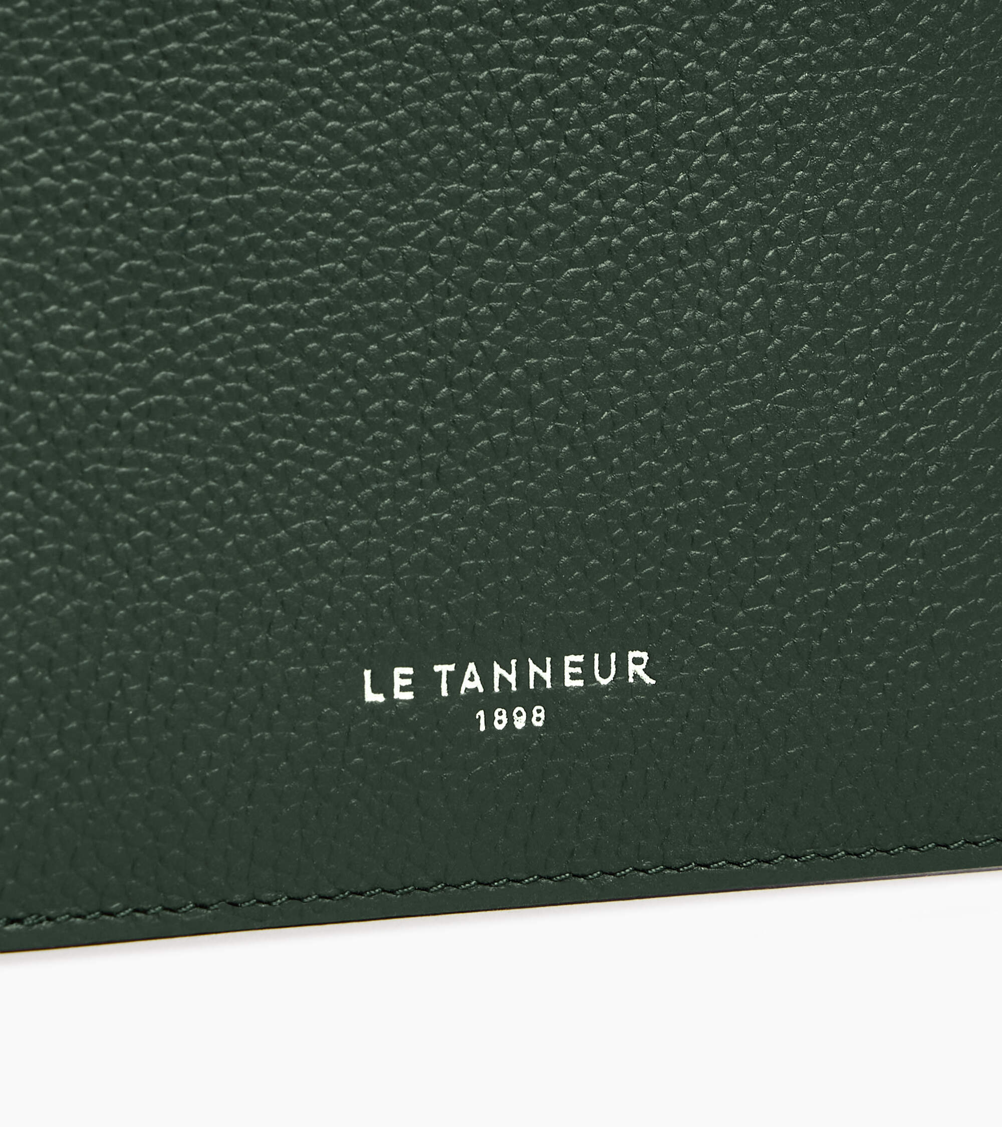 Porte cartes horizontal Lucien en cuir grainé