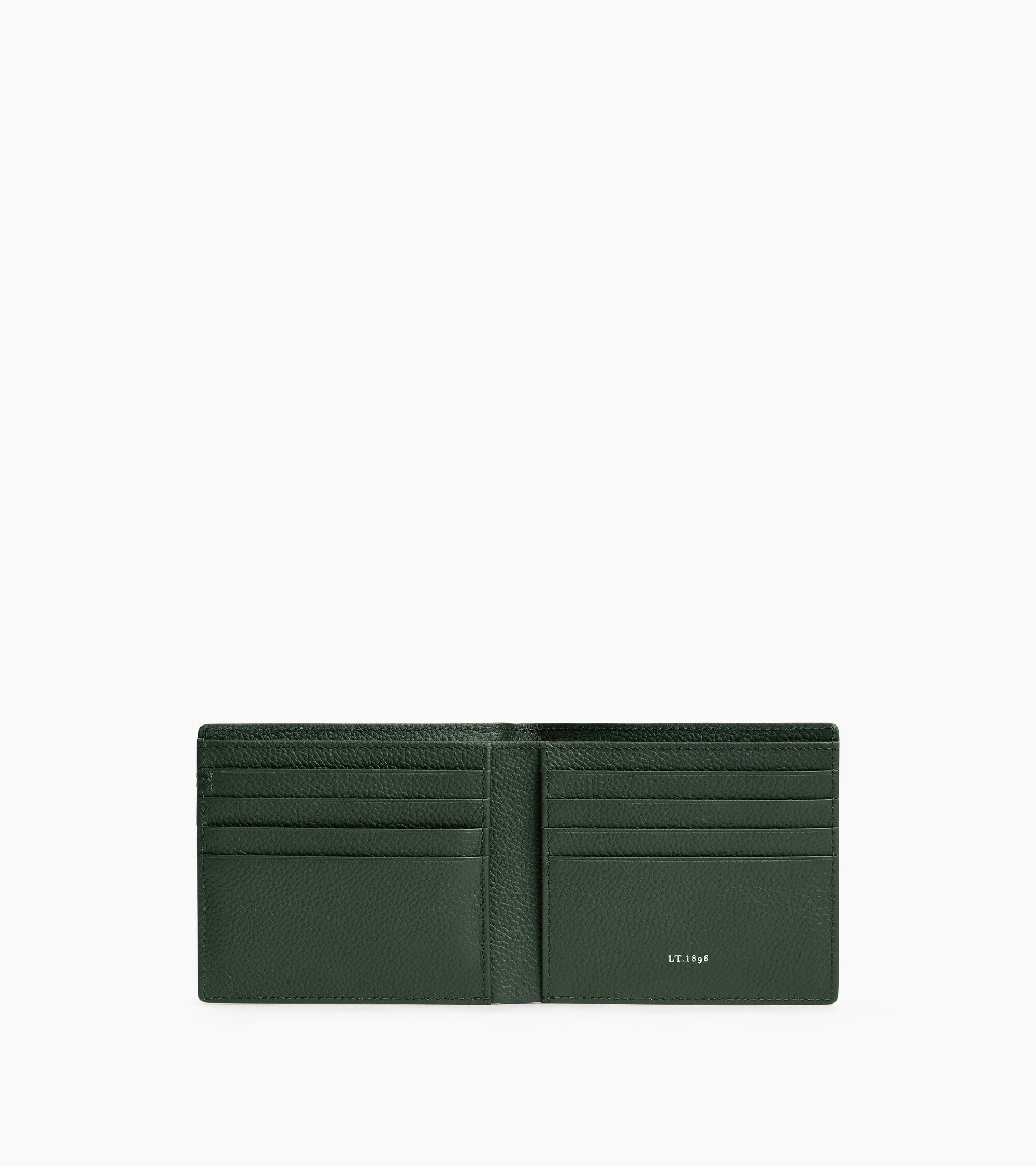 Porte cartes horizontal Lucien en cuir grainé